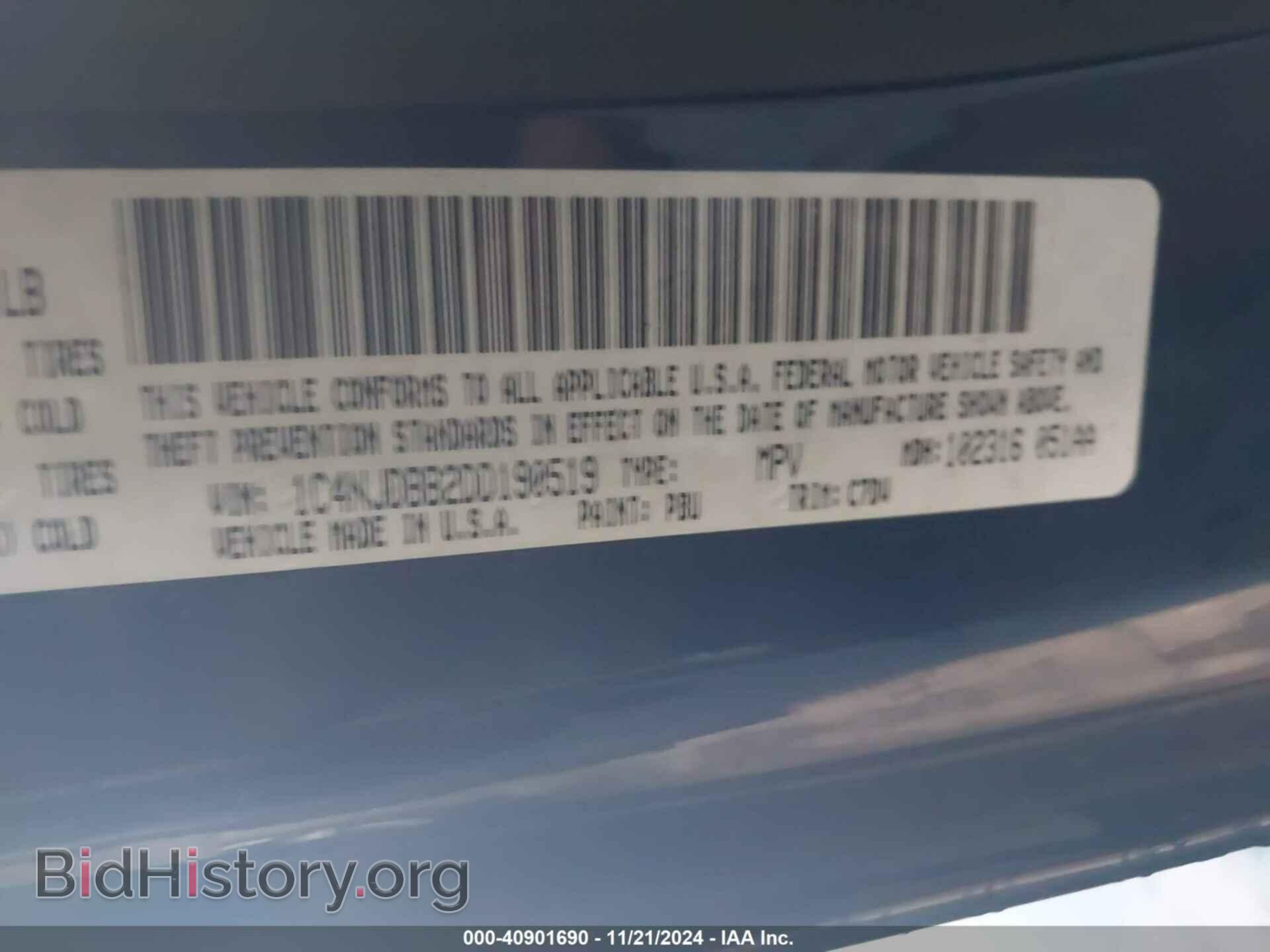 2013 JEEP COMPASS - VIN: 1C4NJDBB2DD190519 - Photo 9