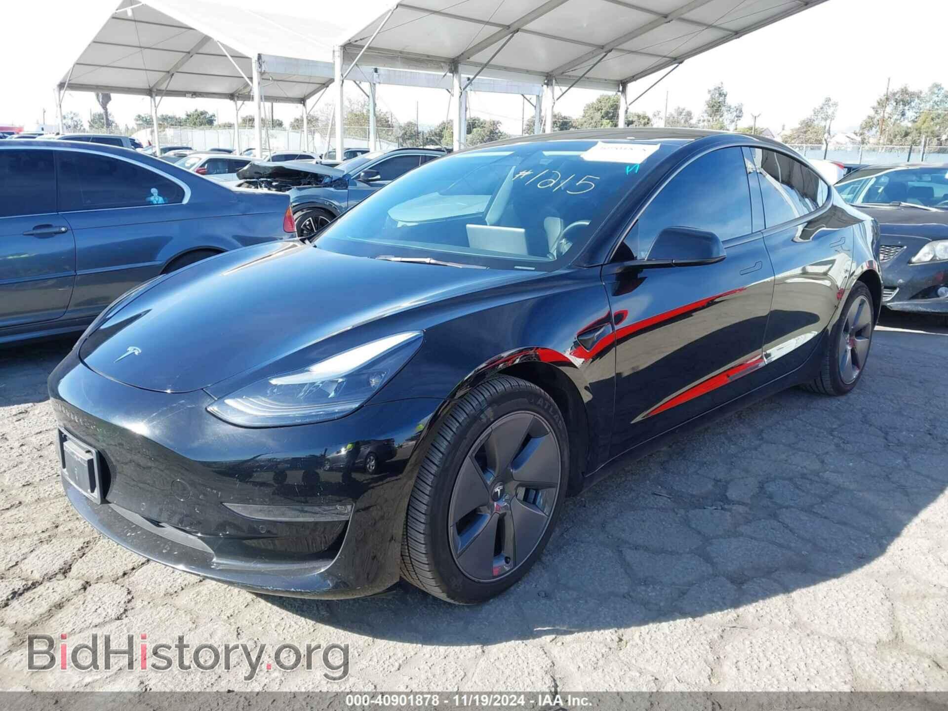 2022 TESLA MODEL 3 - VIN: 5YJ3E1EA2NF376097 - Фото 2