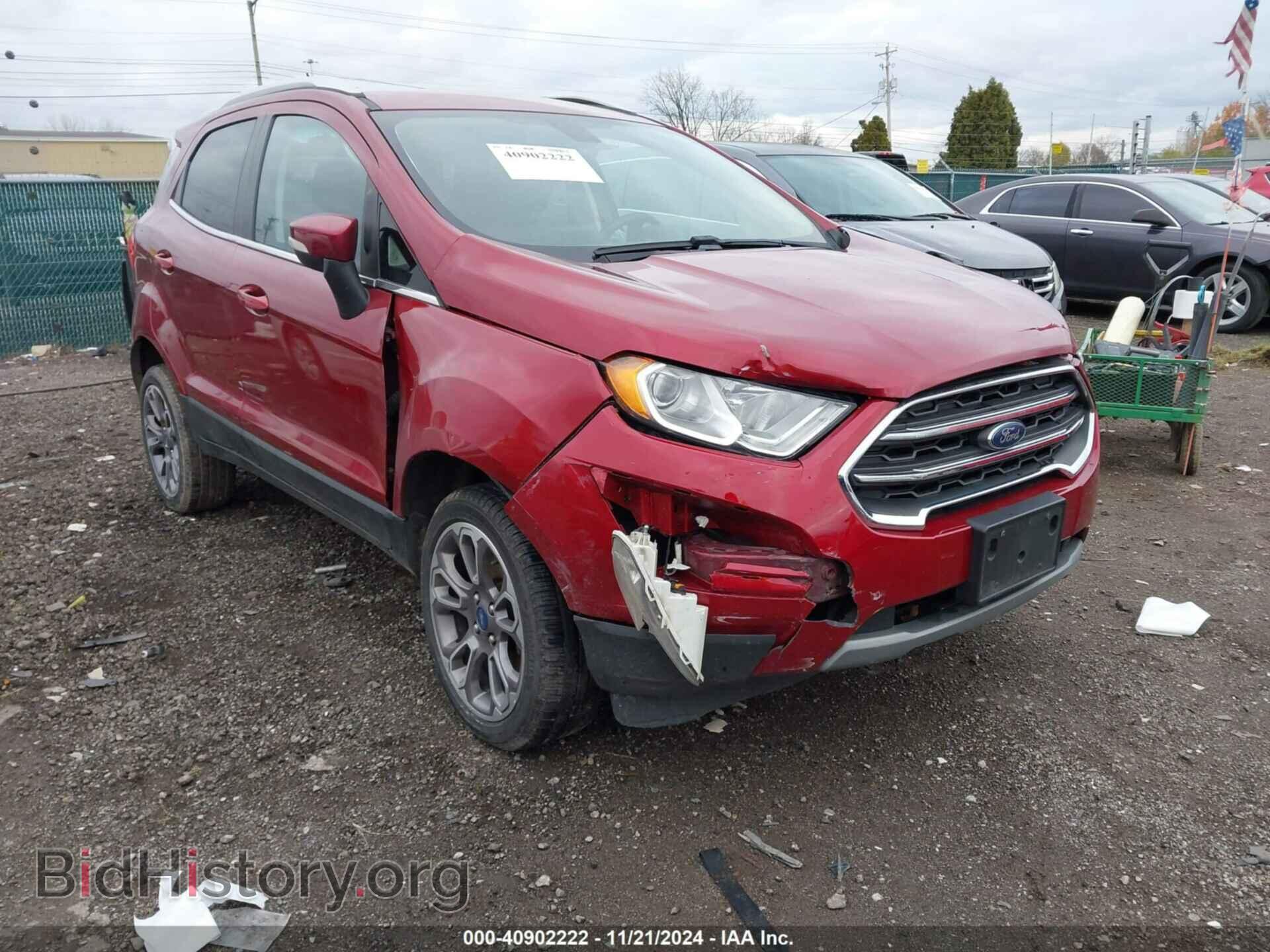 Photo MAJ6S3KL7LC349873 - FORD ECOSPORT 2020