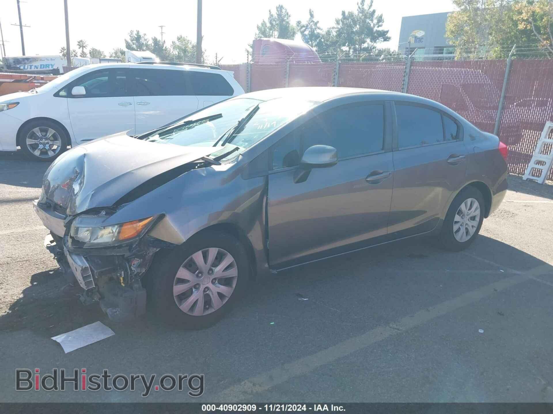 2012 HONDA CIVIC - VIN: 19XFB2F50CE334186 - Фото 2