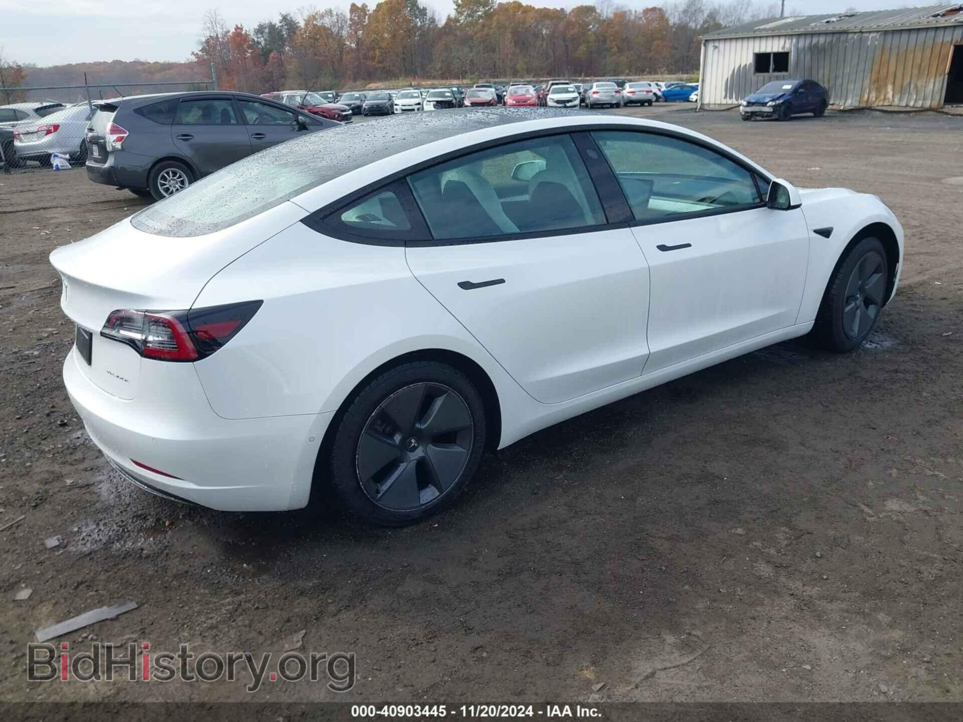 2022 TESLA MODEL 3 - VIN: 5YJ3E1EB3NF110709 - Фото 4