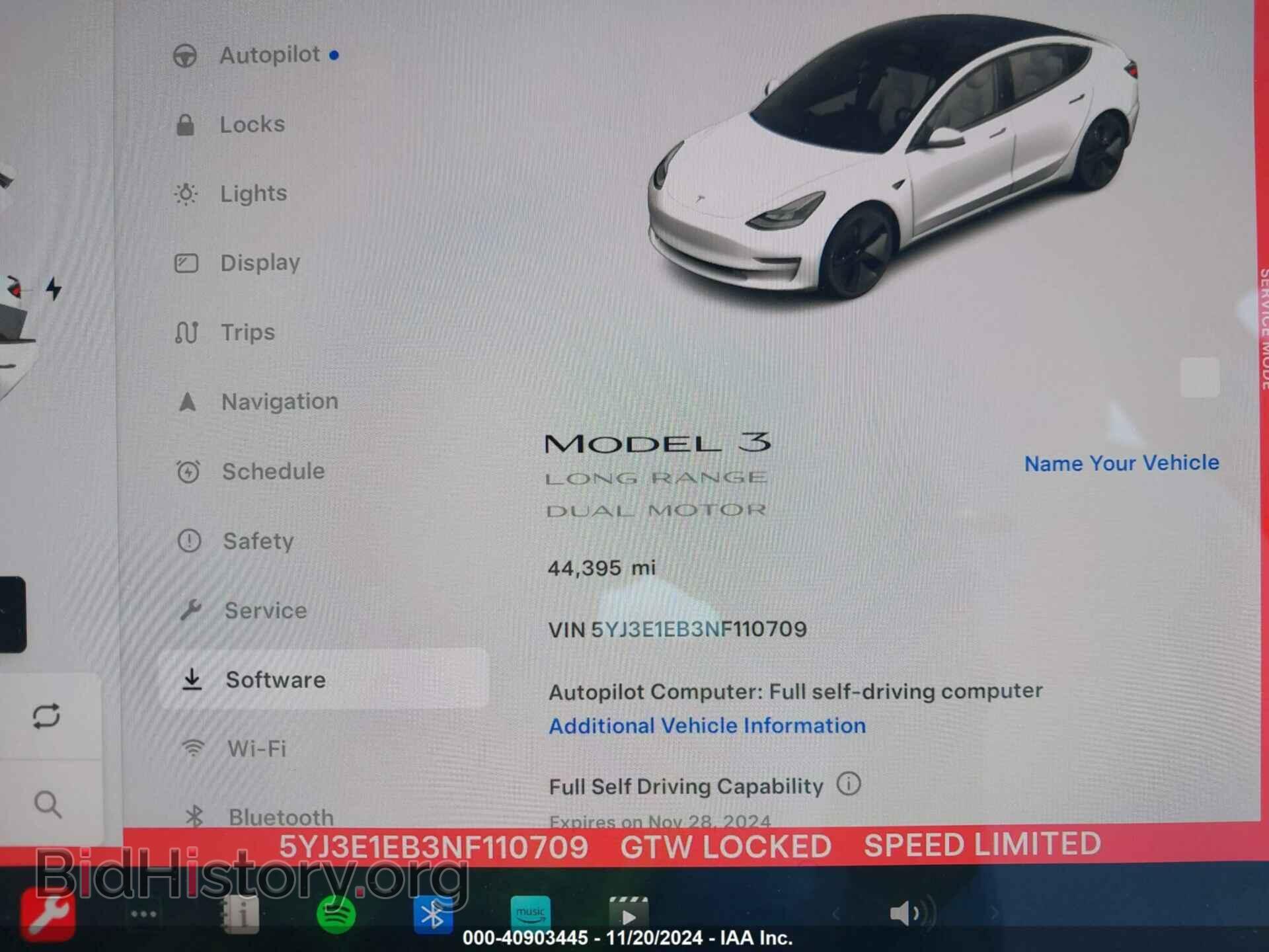2022 TESLA MODEL 3 - VIN: 5YJ3E1EB3NF110709 - Фото 7