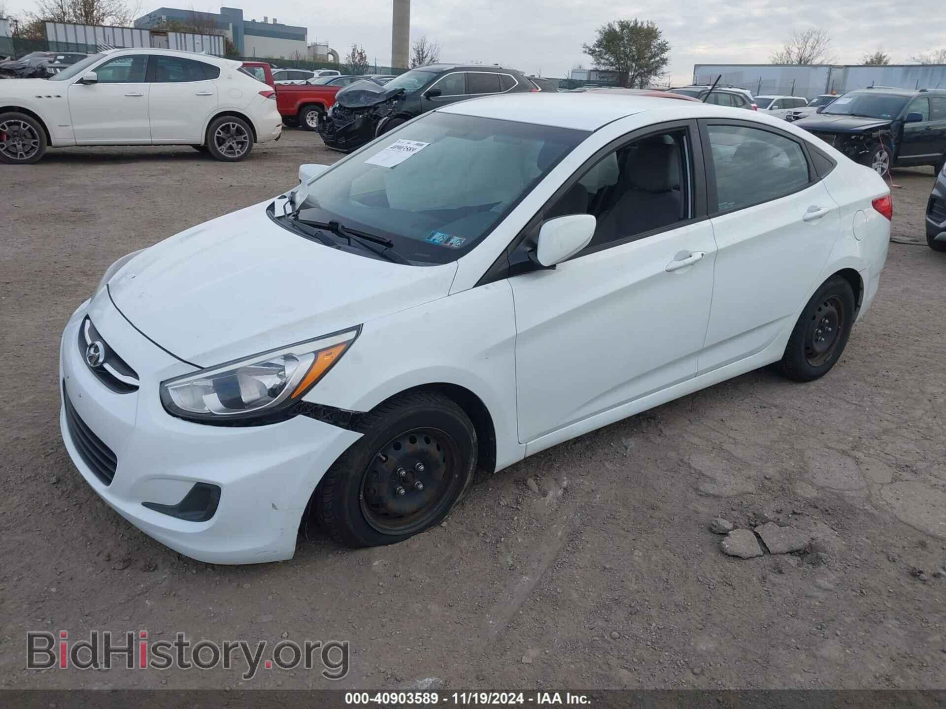 2015 HYUNDAI ACCENT - VIN: KMHCT4AE1FU849587 - Фото 2