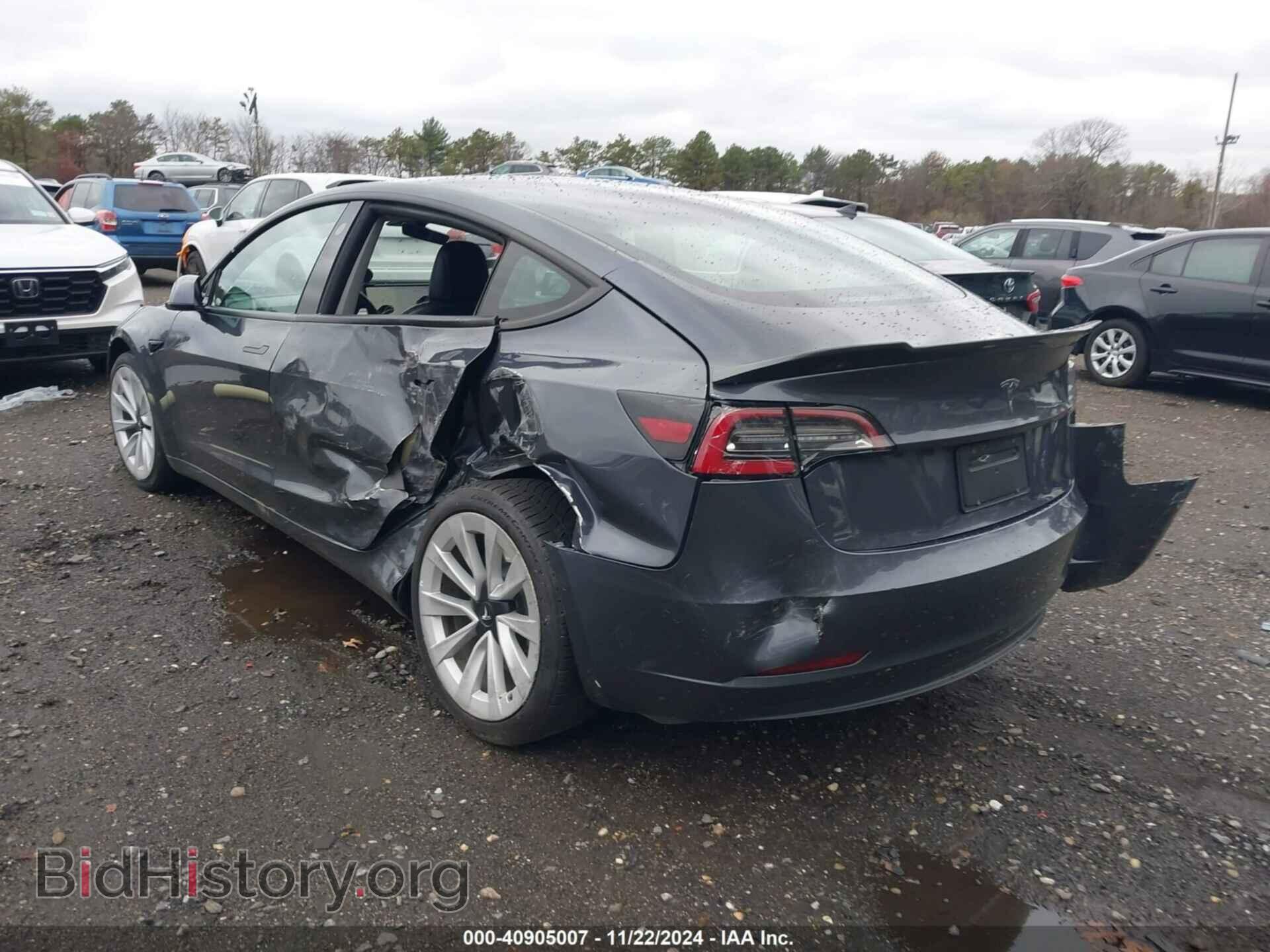 2022 TESLA MODEL 3 - VIN: 5YJ3E1EA6NF143839 - Фото 3
