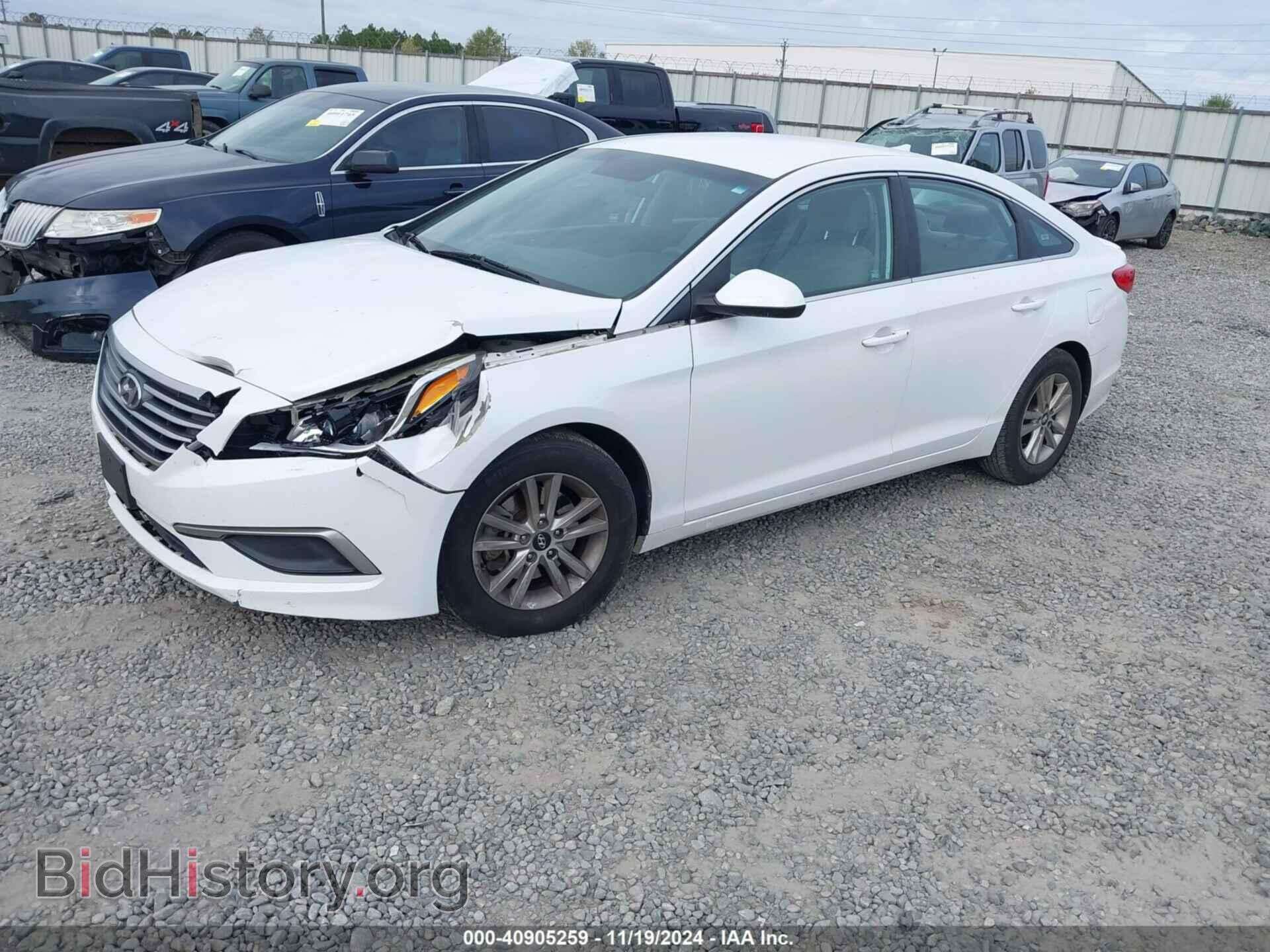 2017 HYUNDAI SONATA - VIN: 5NPE24AF7HH445862 - Фото 2