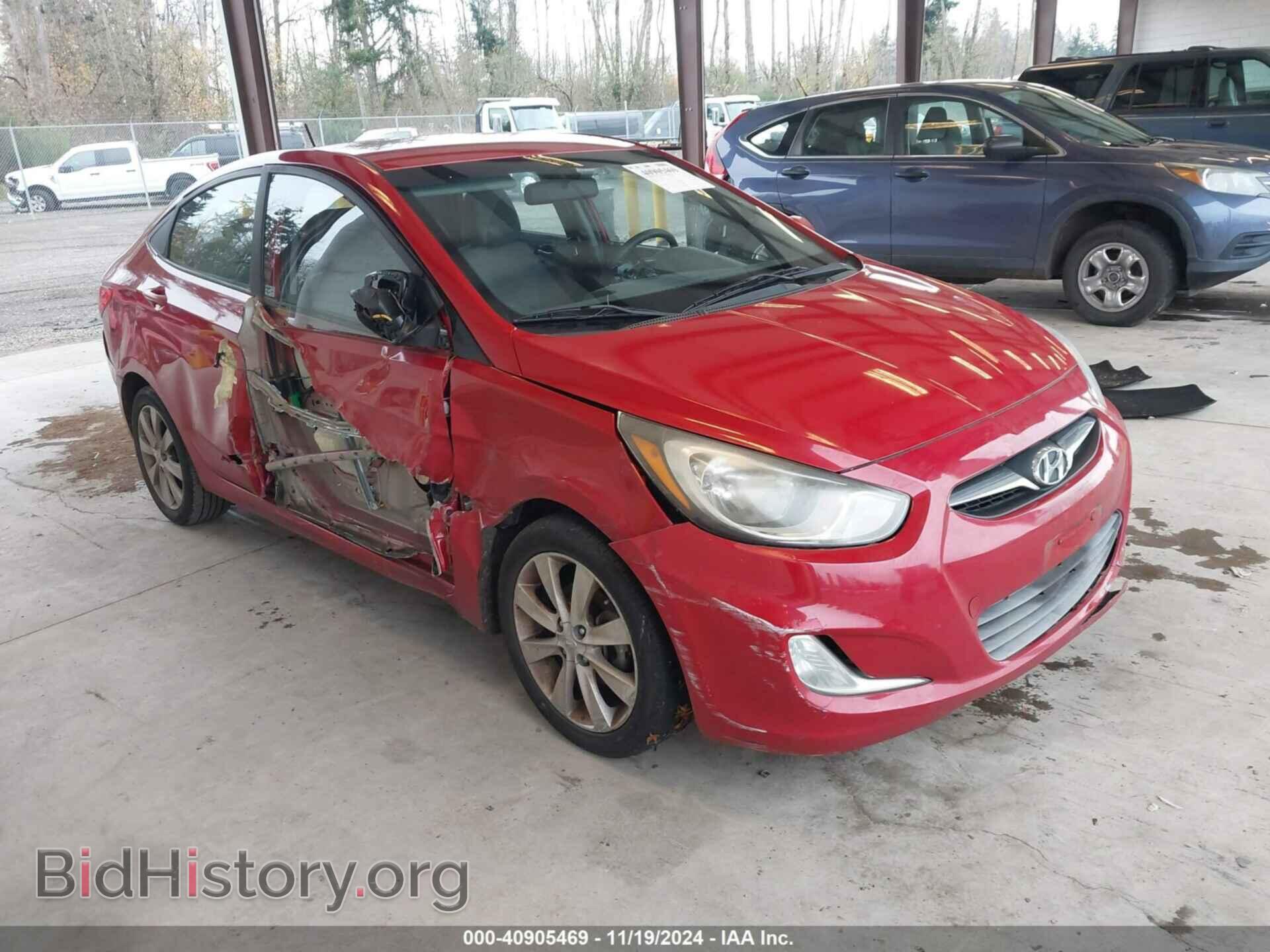 Фотография KMHCU4AE4CU186718 - HYUNDAI ACCENT 2012
