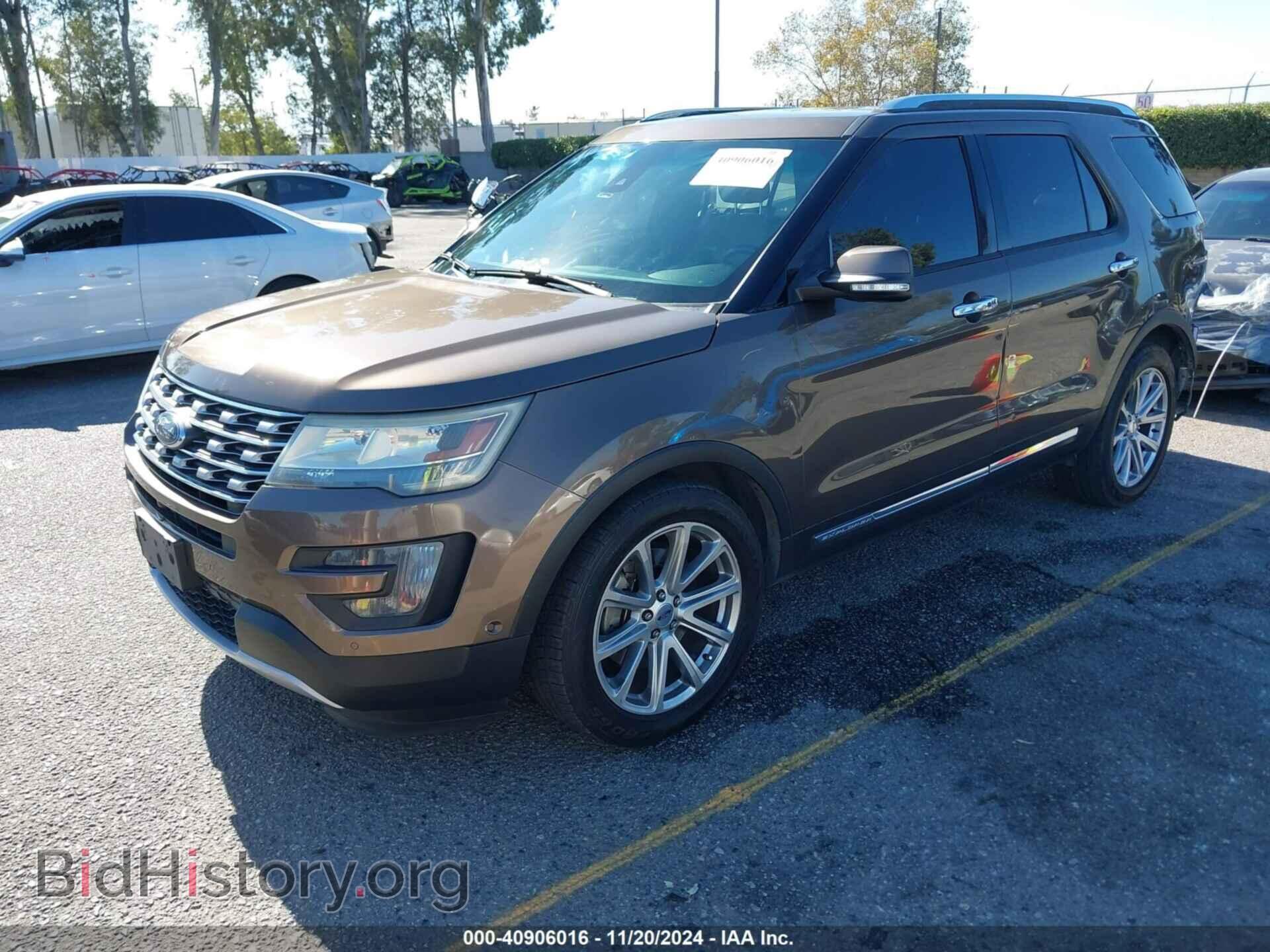 2016 FORD EXPLORER - VIN: 1FM5K7F80GGB19024 - Фото 2