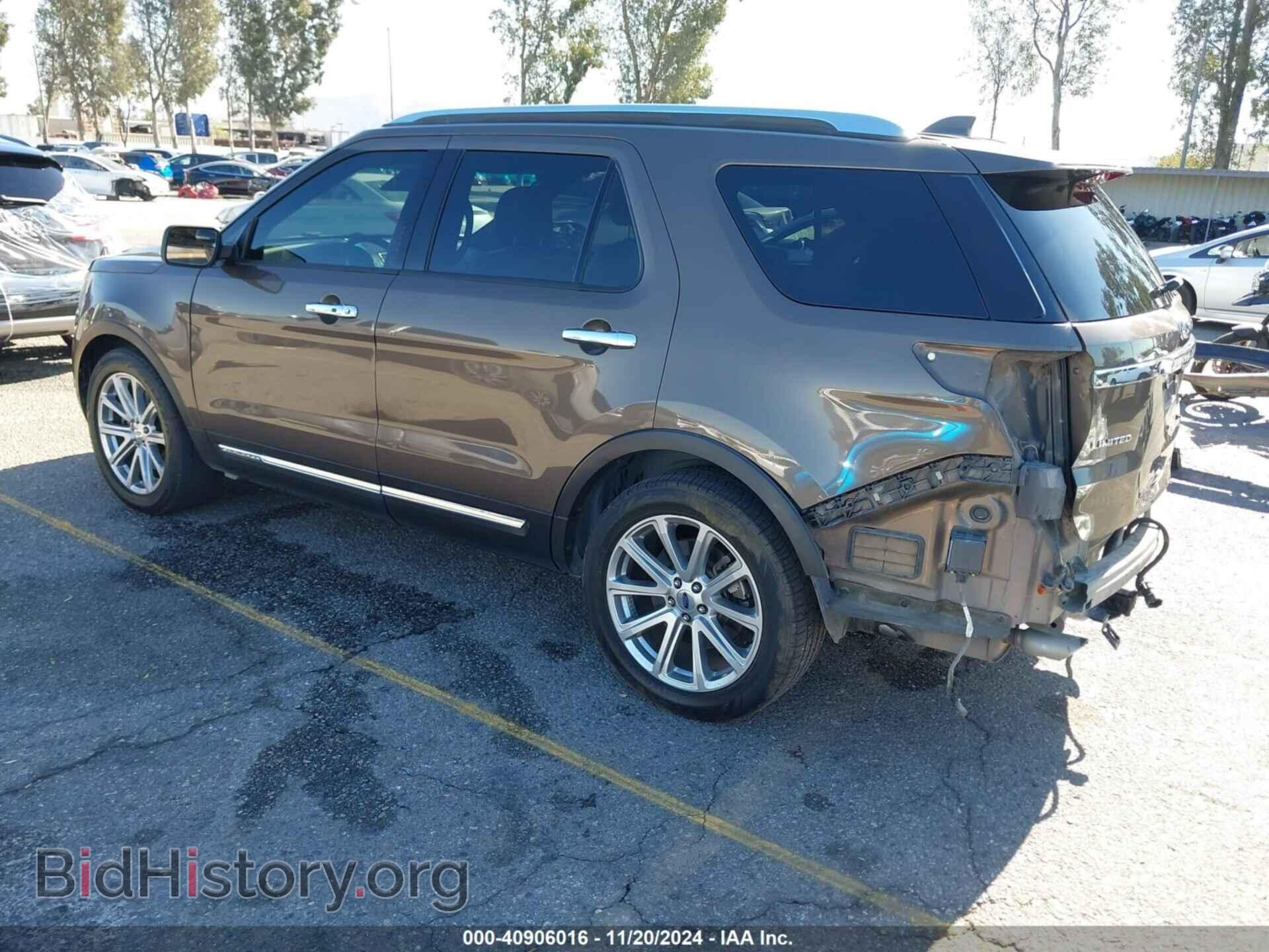 2016 FORD EXPLORER - VIN: 1FM5K7F80GGB19024 - Фото 3