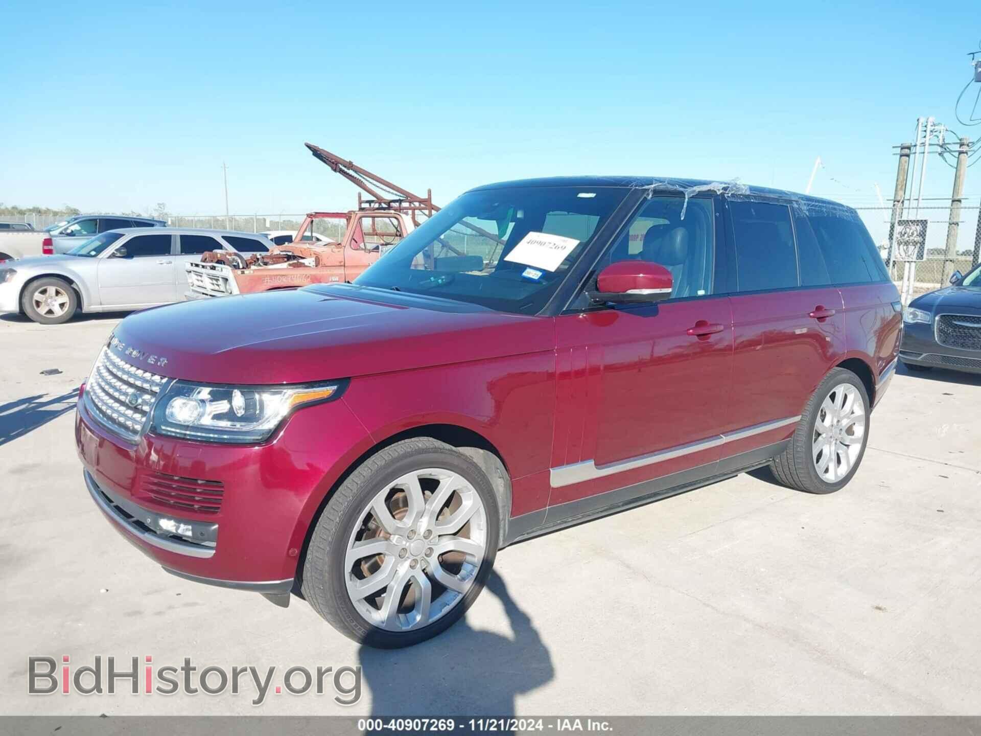 2015 LAND ROVER RANGE ROVER - VIN: SALGS2VF1FA242289 - Фото 2