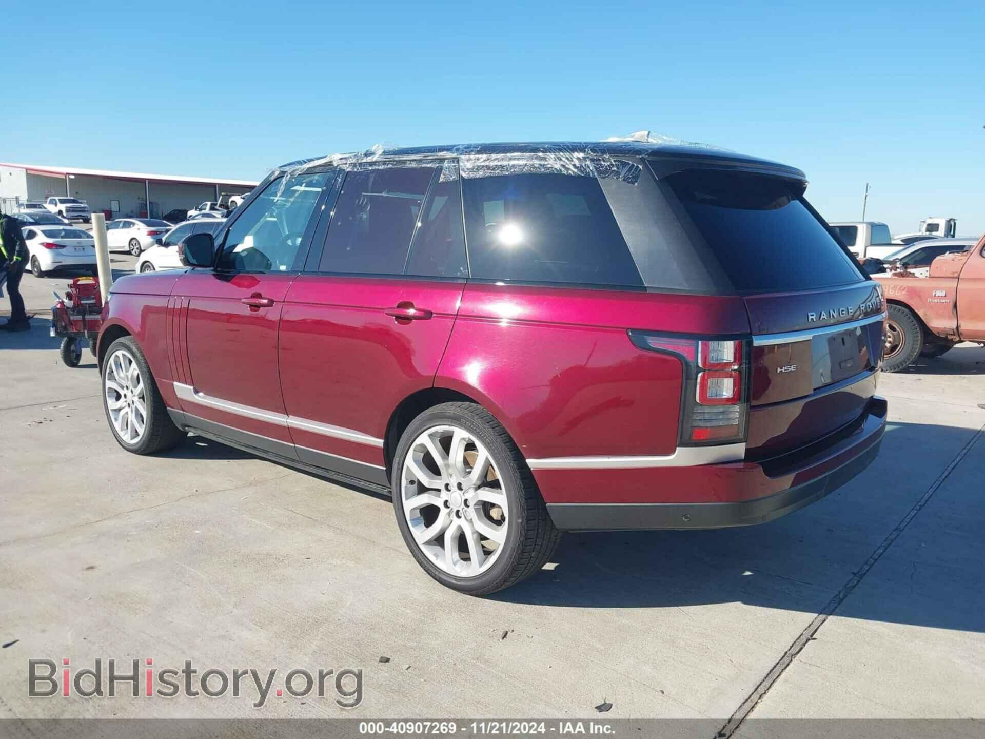 2015 LAND ROVER RANGE ROVER - VIN: SALGS2VF1FA242289 - Фото 3