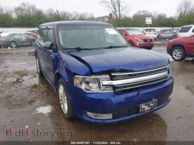 2014 Ford FLEX SEL, blue — VIN 2FMGK5C85EBD21315, IAAI
