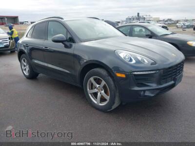 2017 Porsche MACAN, blue — VIN WP1AA2A50HLB81455, IAAI