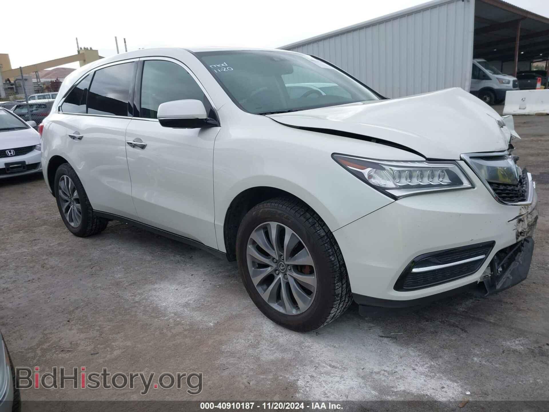 Фотография 5FRYD4H41FB026797 - ACURA MDX 2015