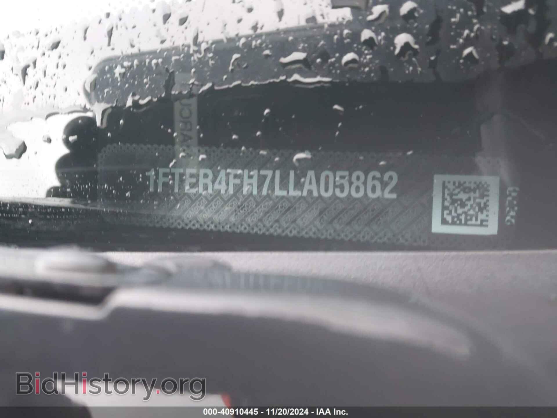2020 FORD RANGER - VIN: 1FTER4FH7LLA05862 - Фото 9