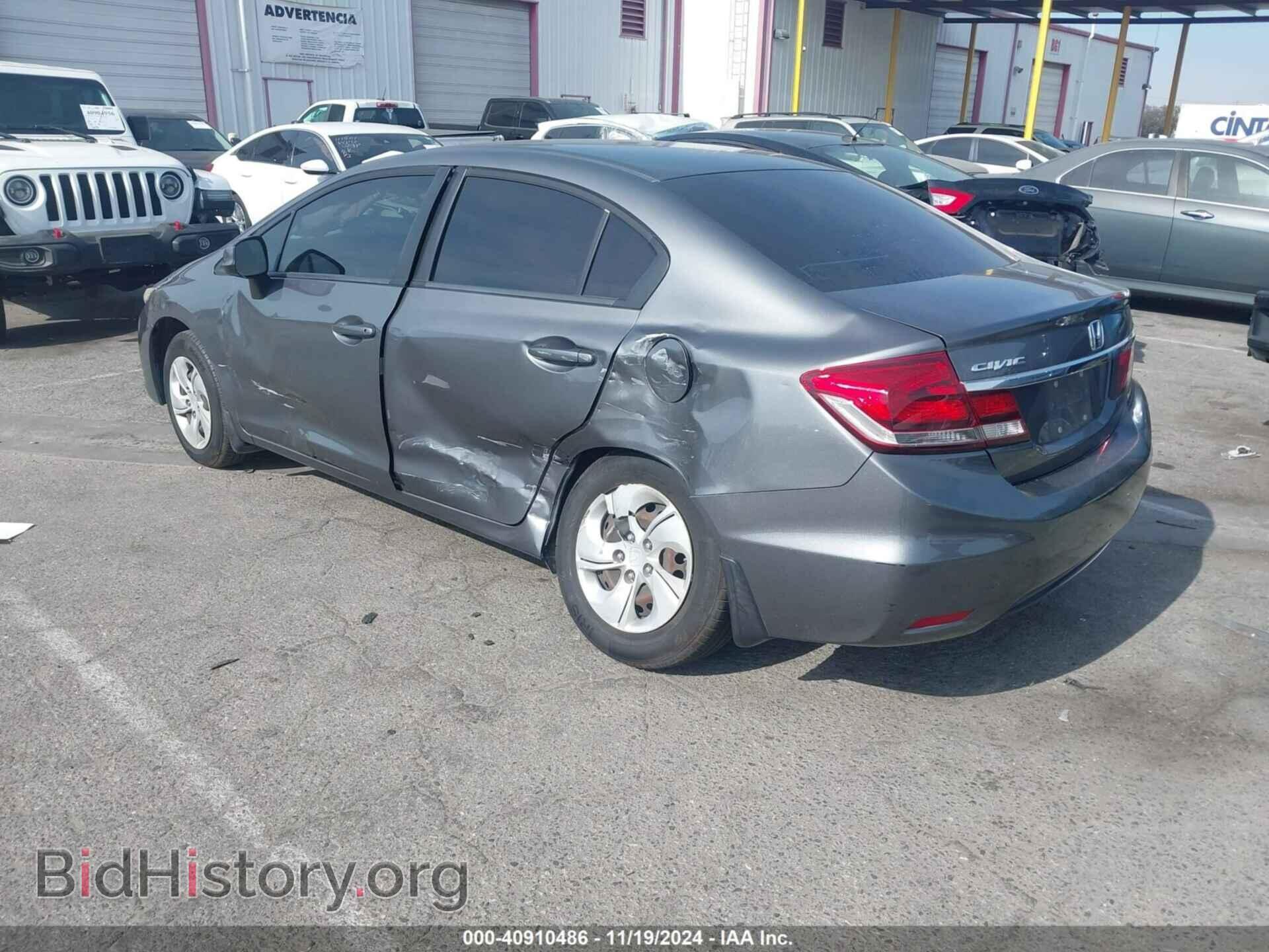 2013 HONDA CIVIC - VIN: 19XFB2F54DE269599 - Фото 3