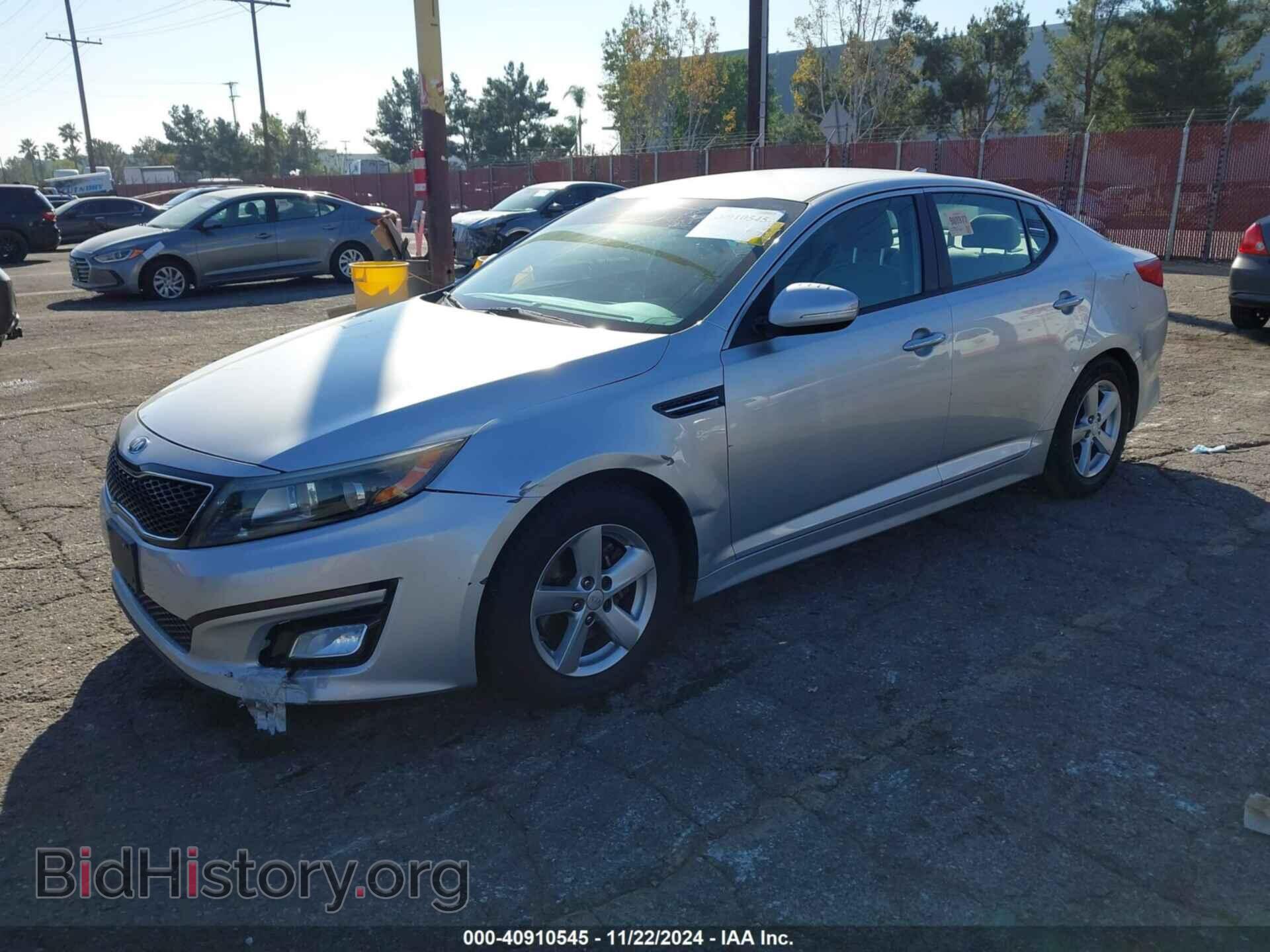2015 KIA OPTIMA - VIN: 5XXGM4A72FG447748 - Фото 2