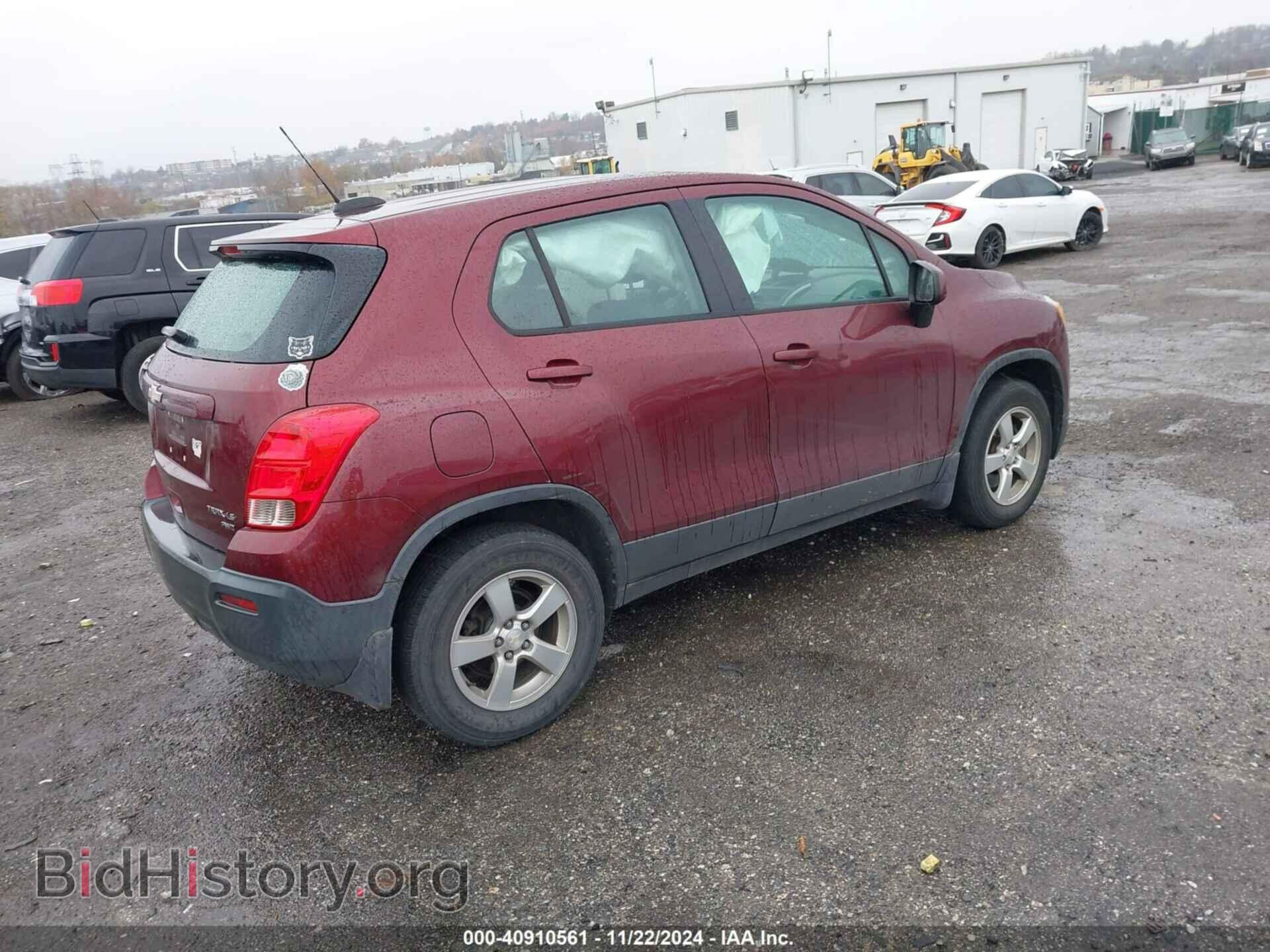 2016 CHEVROLET TRAX - VIN: 3GNCJNSB2GL266890 - Фото 4