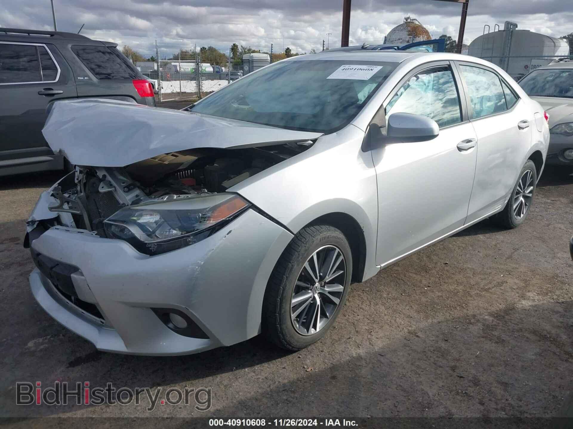 2016 TOYOTA COROLLA - VIN: 5YFBURHEXGP474572 - Фото 2