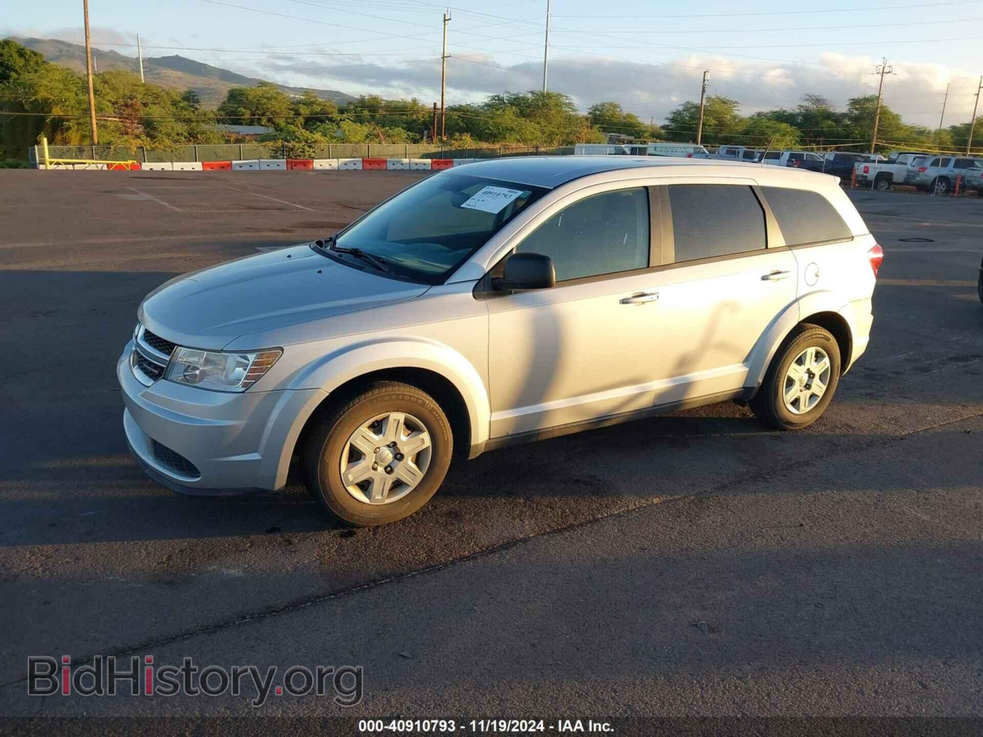 2012 DODGE JOURNEY - VIN: 3C4PDCAB3CT135761 - Фото 2