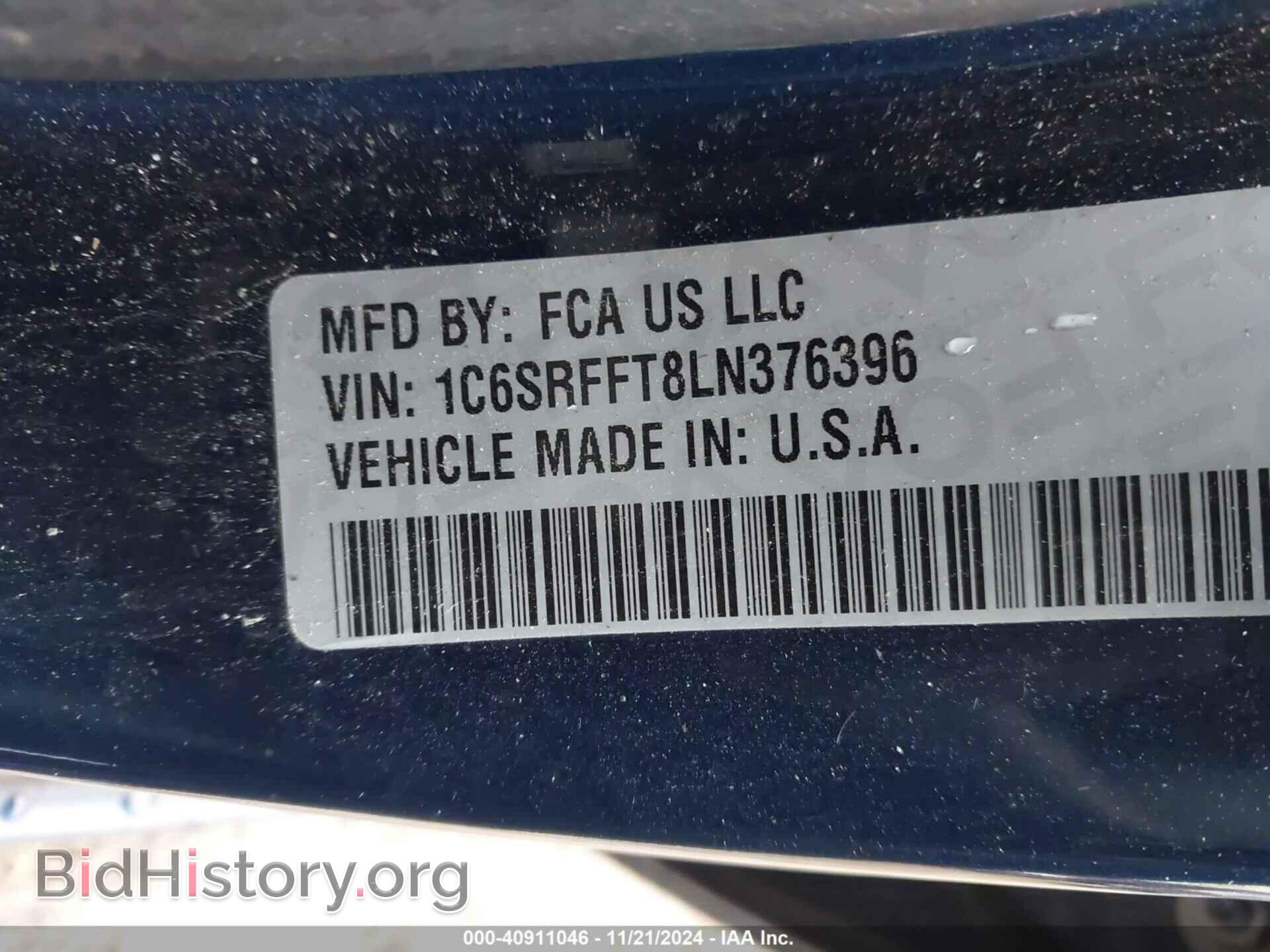 2020 RAM 1500 - VIN: 1C6SRFFT8LN376396 - Фото 9