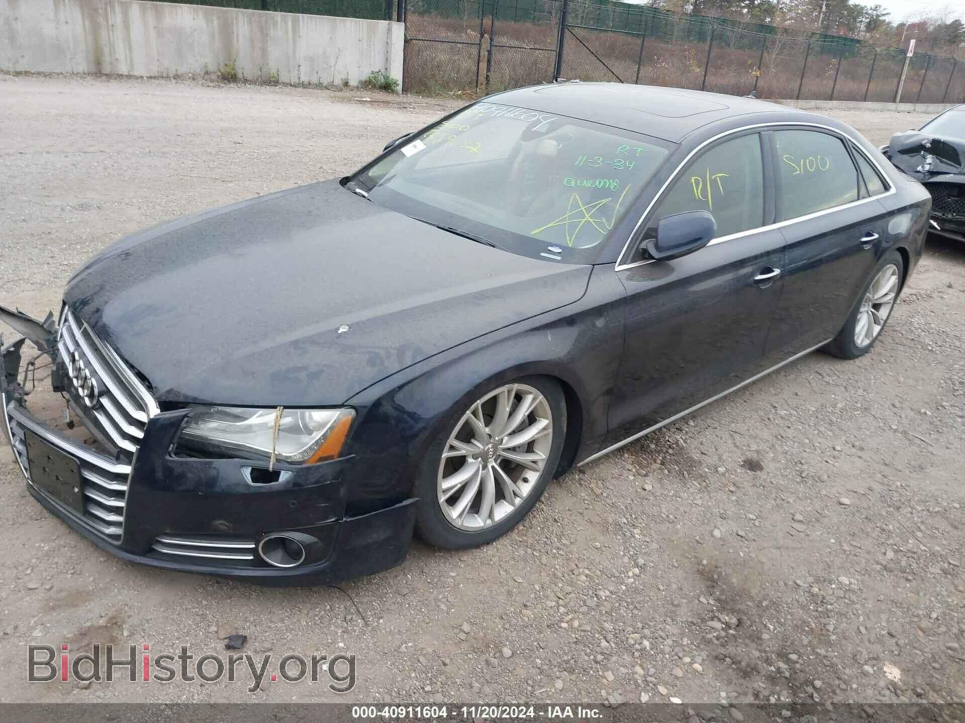 2011 AUDI A8 L - VIN: WAURVAFD0BN012435 - Фото 2