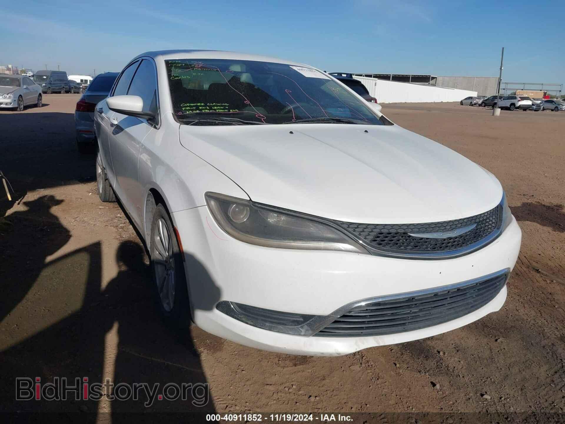 Фотография 1C3CCCAB7FN692425 - CHRYSLER 200 2015