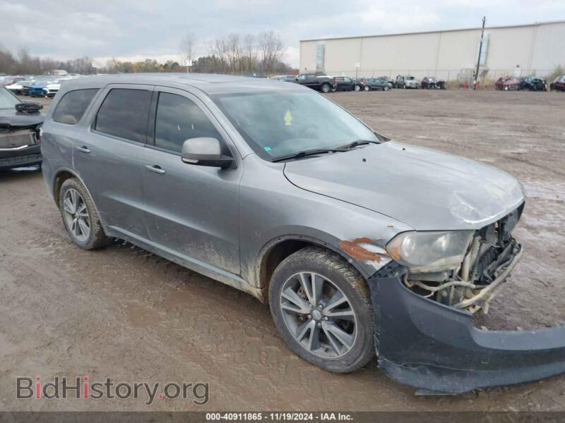 2013 Dodge DURANGO R/T (VIN 1C4SDHCT5DC559047) — photo 1 of 16, IAAI, damage: front end