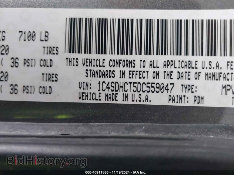 2013 Dodge DURANGO (VIN 1C4SDHCT5DC559047) — photo 9 of 16