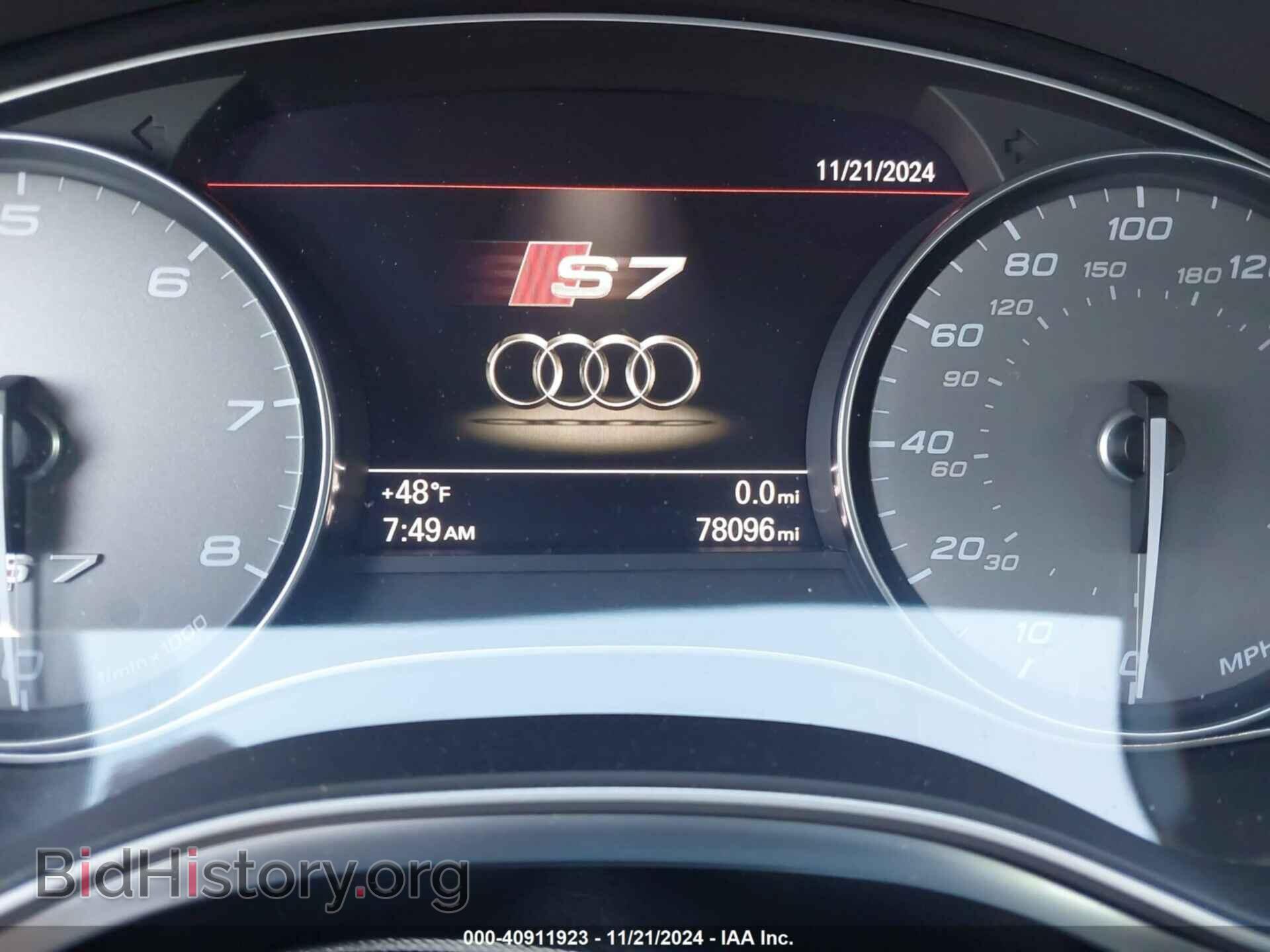 2014 AUDI S7 - VIN: WAUW2AFC8EN053306 - Фото 7