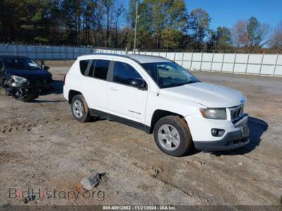 2014 Jeep COMPASS Sport, белый — VIN 1C4NJCBA4ED743075, IAAI