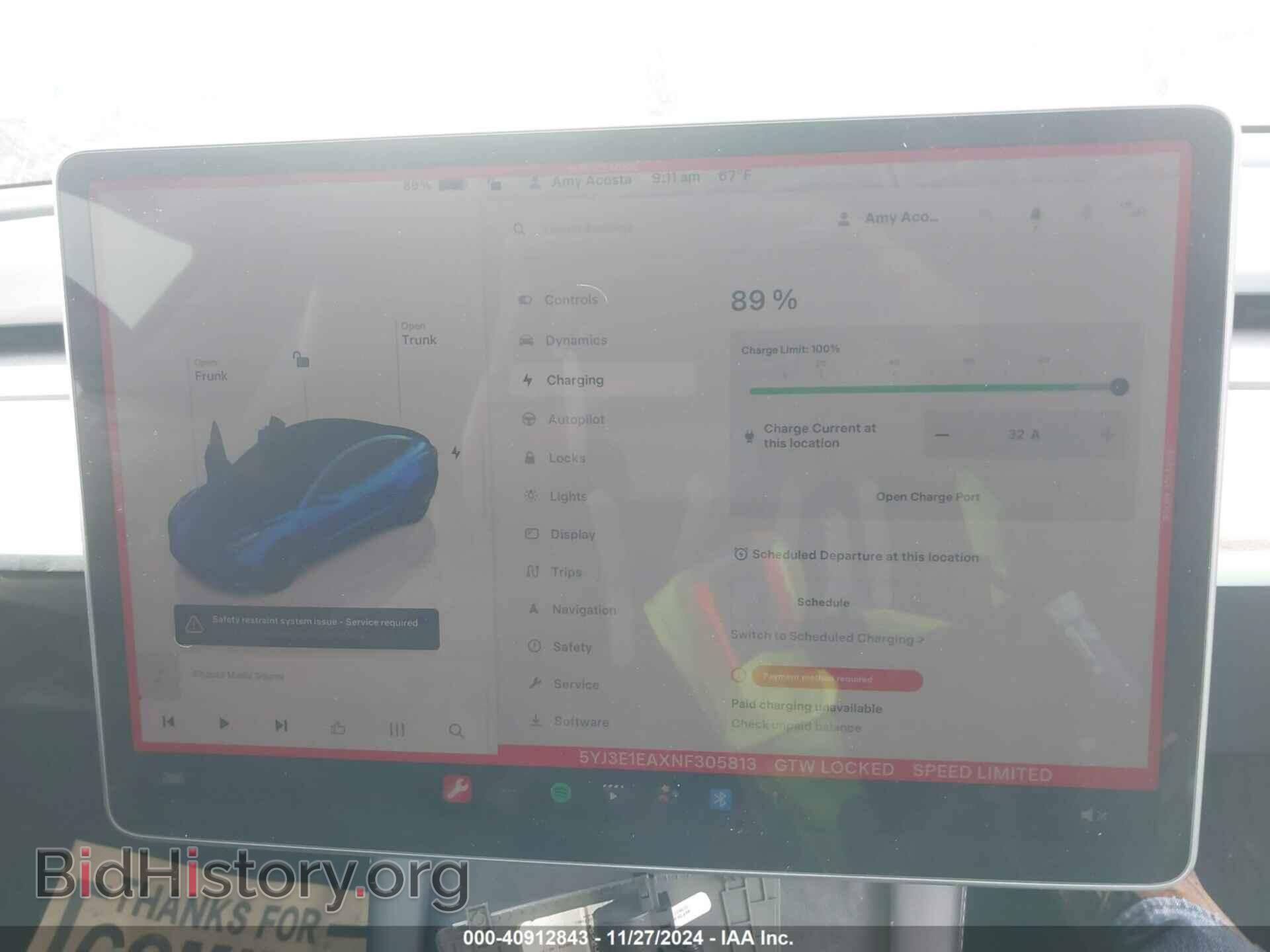2022 TESLA MODEL 3 - VIN: 5YJ3E1EAXNF305813 - Фото 16