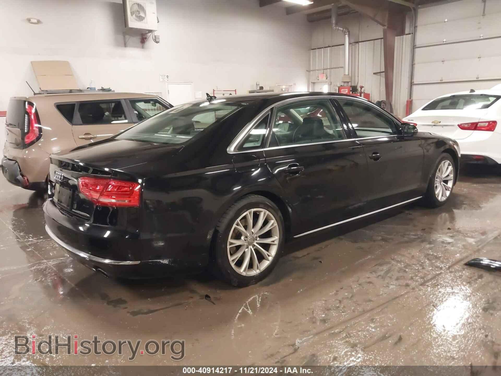 2014 AUDI A8 L - VIN: WAURGAFD4EN002828 - Фото 4