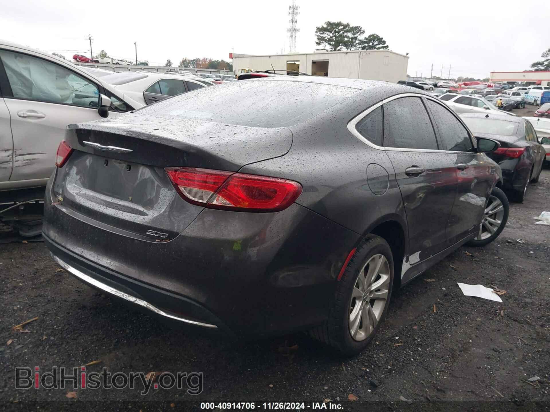 2015 CHRYSLER 200 - VIN: 1C3CCCAB4FN575644 - Фото 4