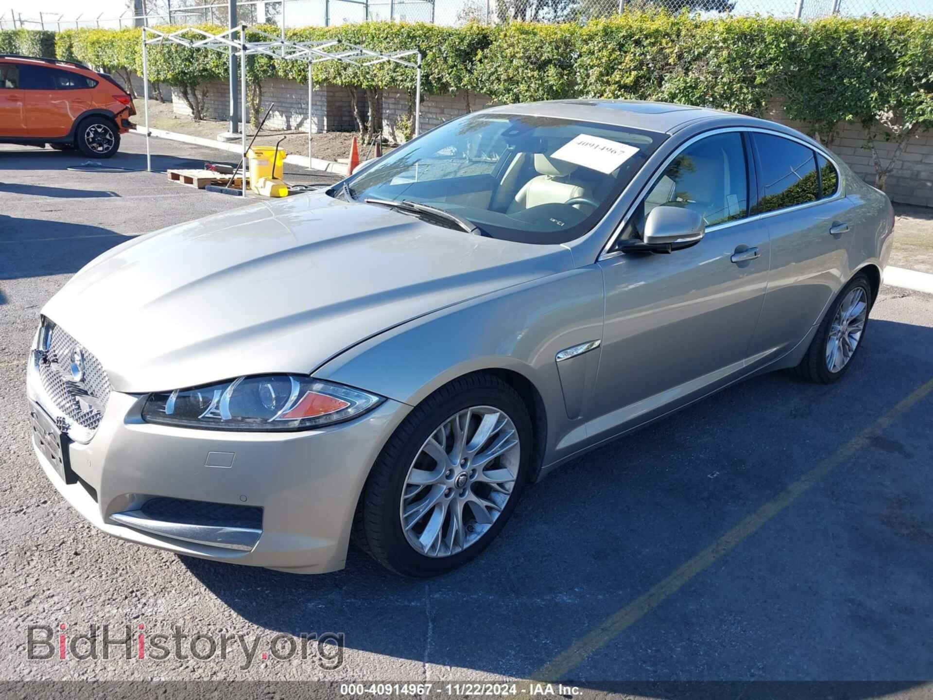 2013 JAGUAR XF - VIN: SAJWA0E76D8S75443 - Фото 2