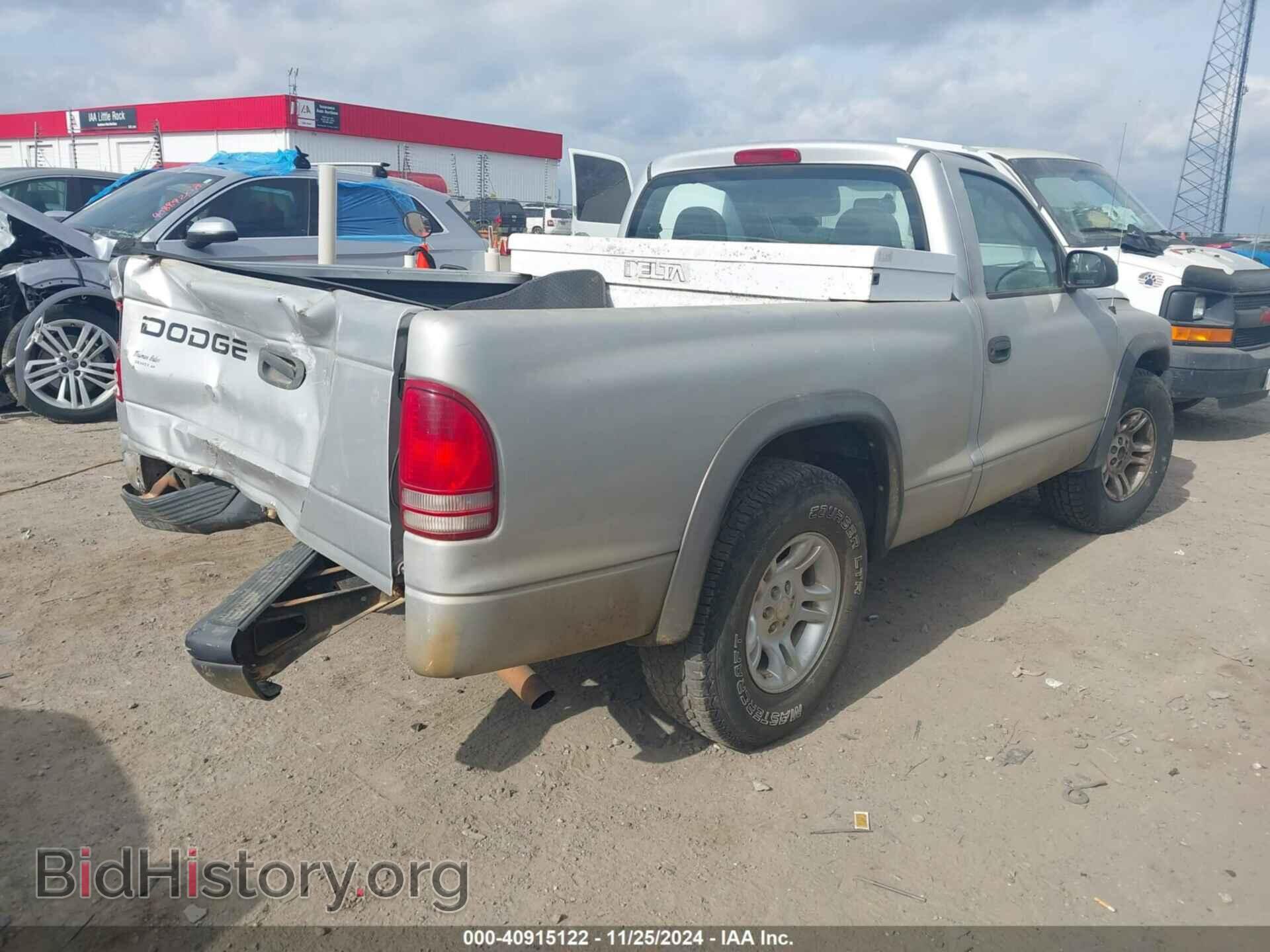 2002 DODGE DAKOTA - VIN: 1B7FL16X92S682444 - Фото 4
