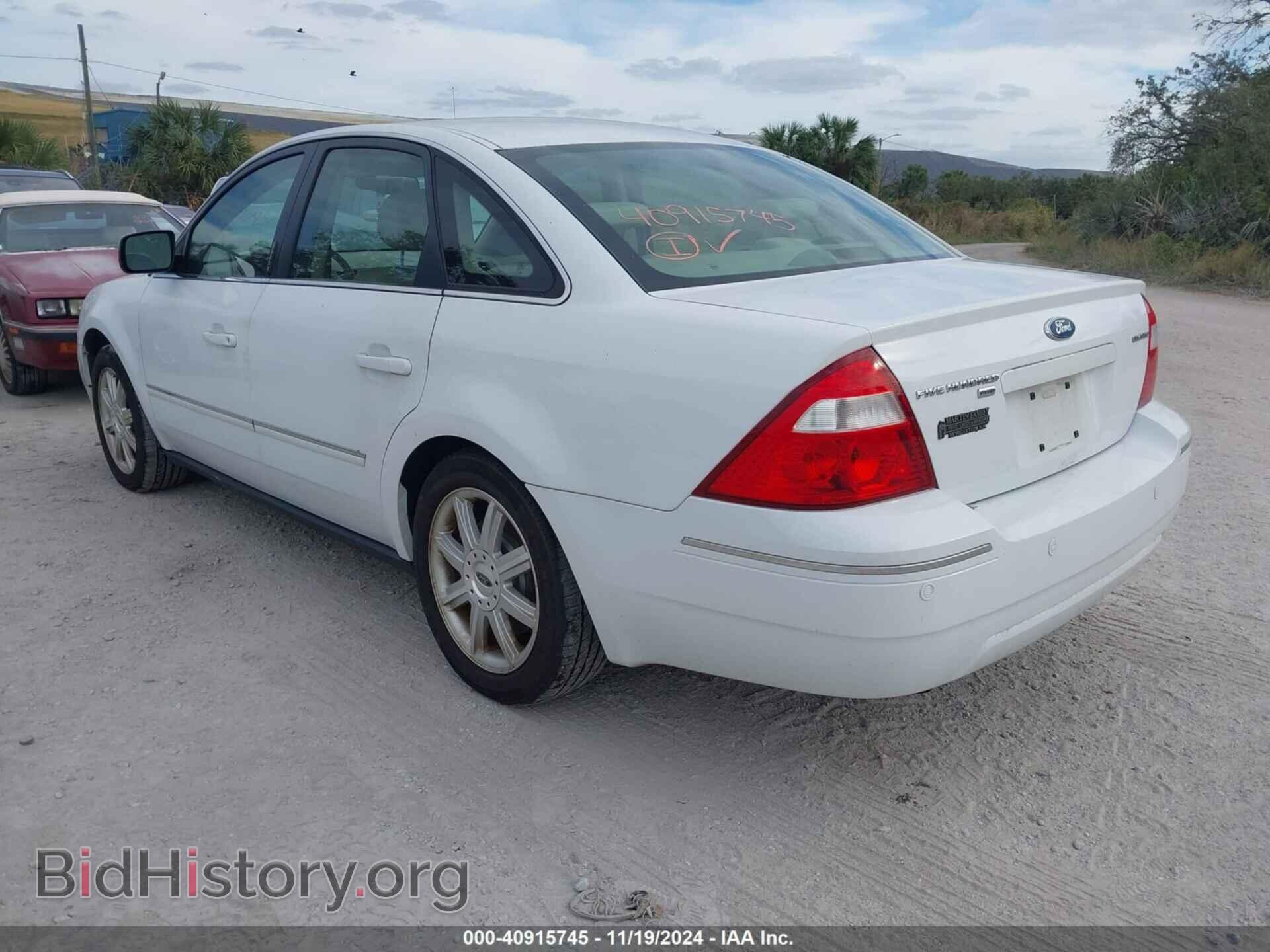 2005 FORD FIVE HUNDRED - VIN: 1FAHP28185G120592 - Фото 3