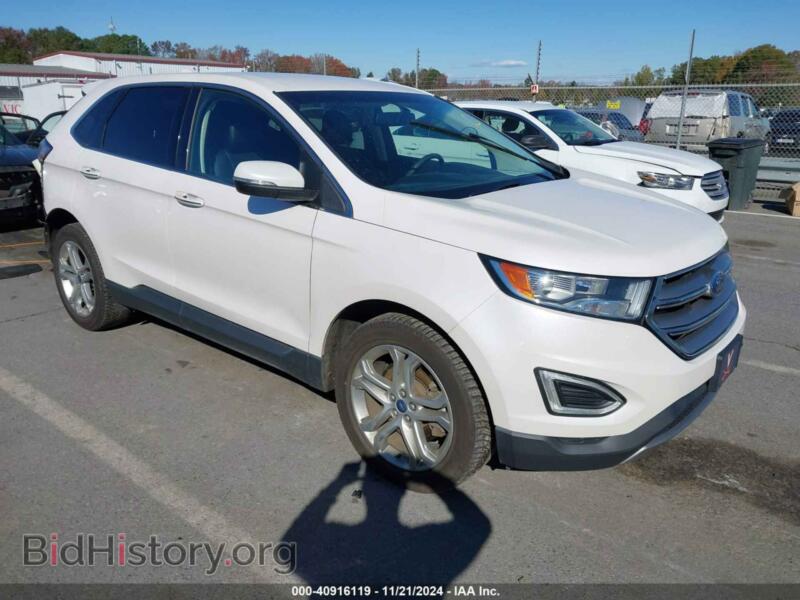 2016 Ford EDGE Titanium (VIN 2FMPK3K80GBC23575) — фото 1 из 17, IAAI, повреждение: задняя часть