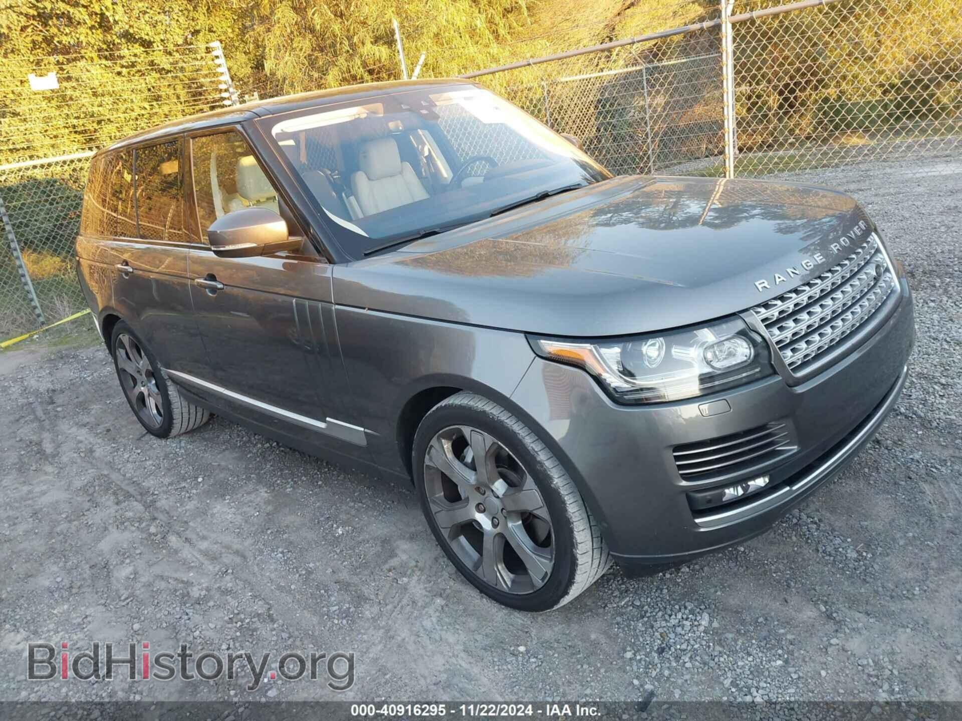 Фотография SALGS2FE7HA357715 - LAND ROVER RANGE ROVER 2017