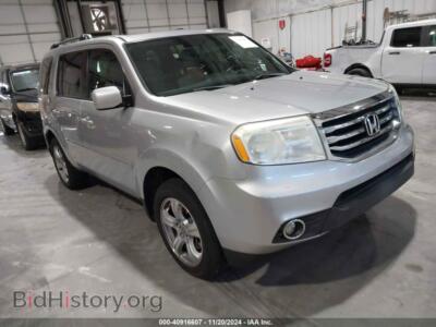 2013 Honda PILOT EX-L, silver — VIN 5FNYF4H52DB012599, IAAI