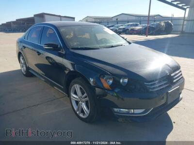 2014 Volkswagen PASSAT 1.8T SEL Premium, черный — VIN 1VWCS7A39EC080409, IAAI