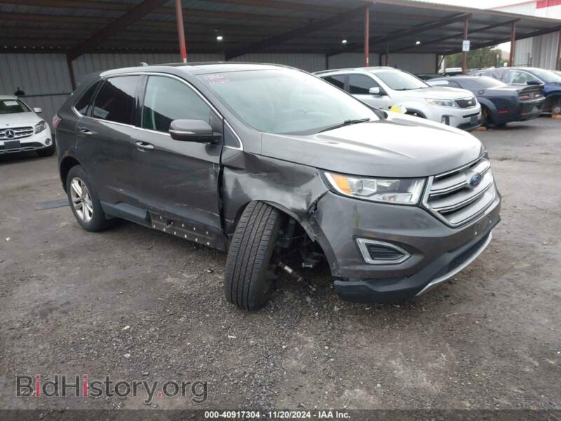2015 Ford EDGE SEL (VIN 2FMTK4J89FBC24096) — photo 1 of 16, IAAI, damage: right front