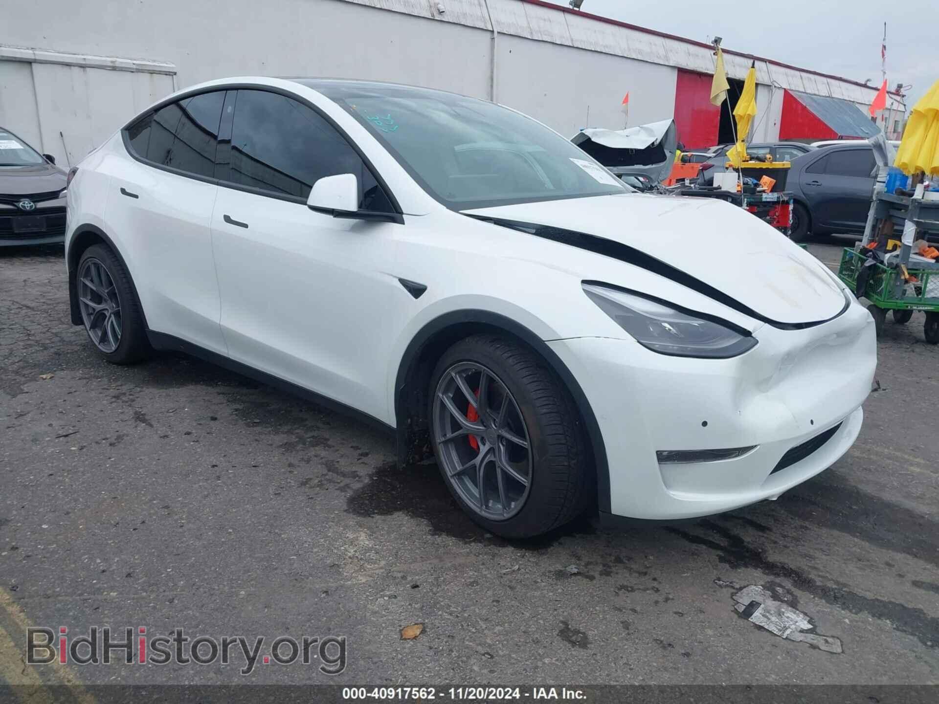 Photo 5YJYGDEF5MF258279 - TESLA MODEL Y 2021