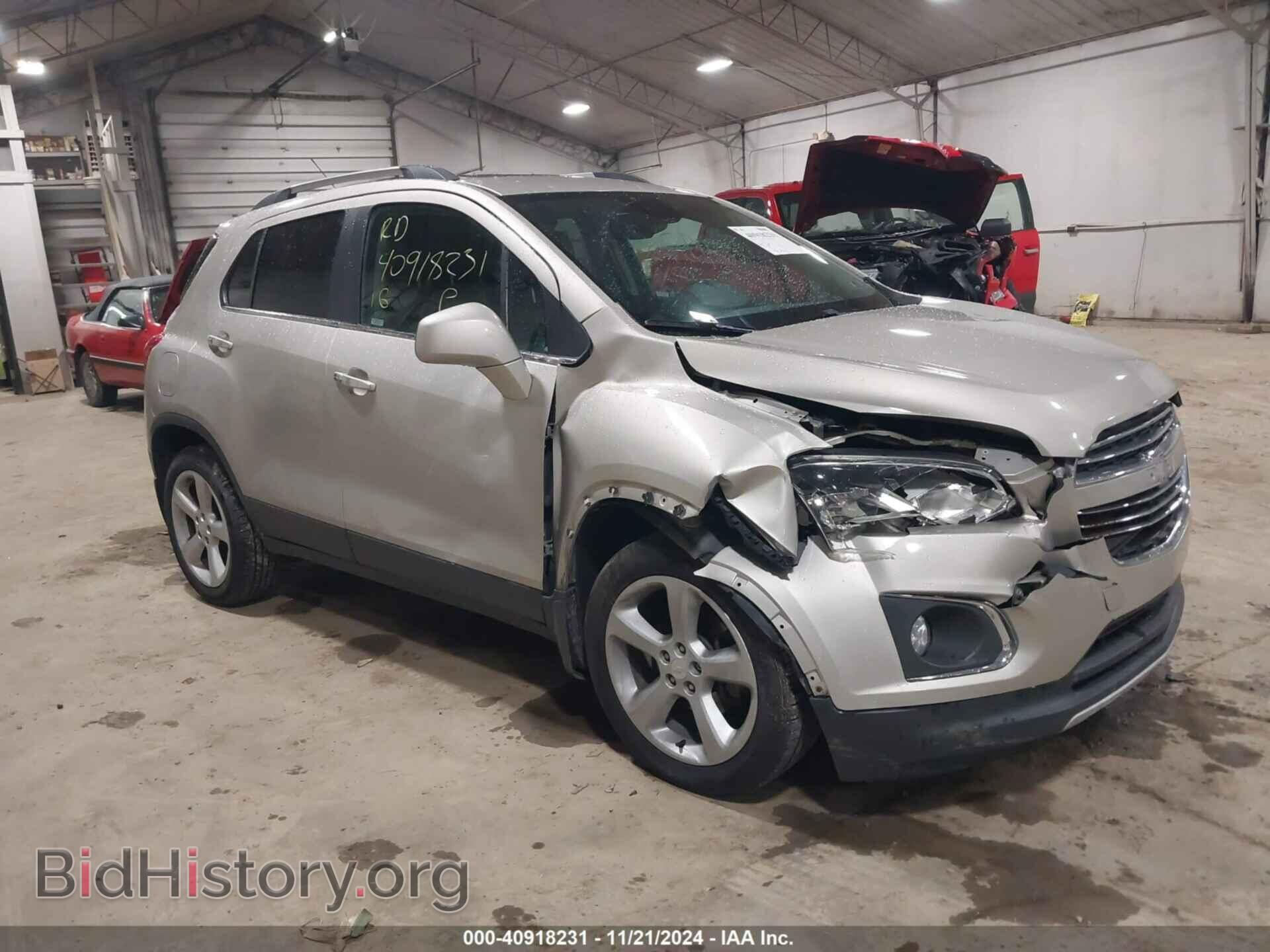 Фотография 3GNCJRSB7GL138510 - CHEVROLET TRAX 2016