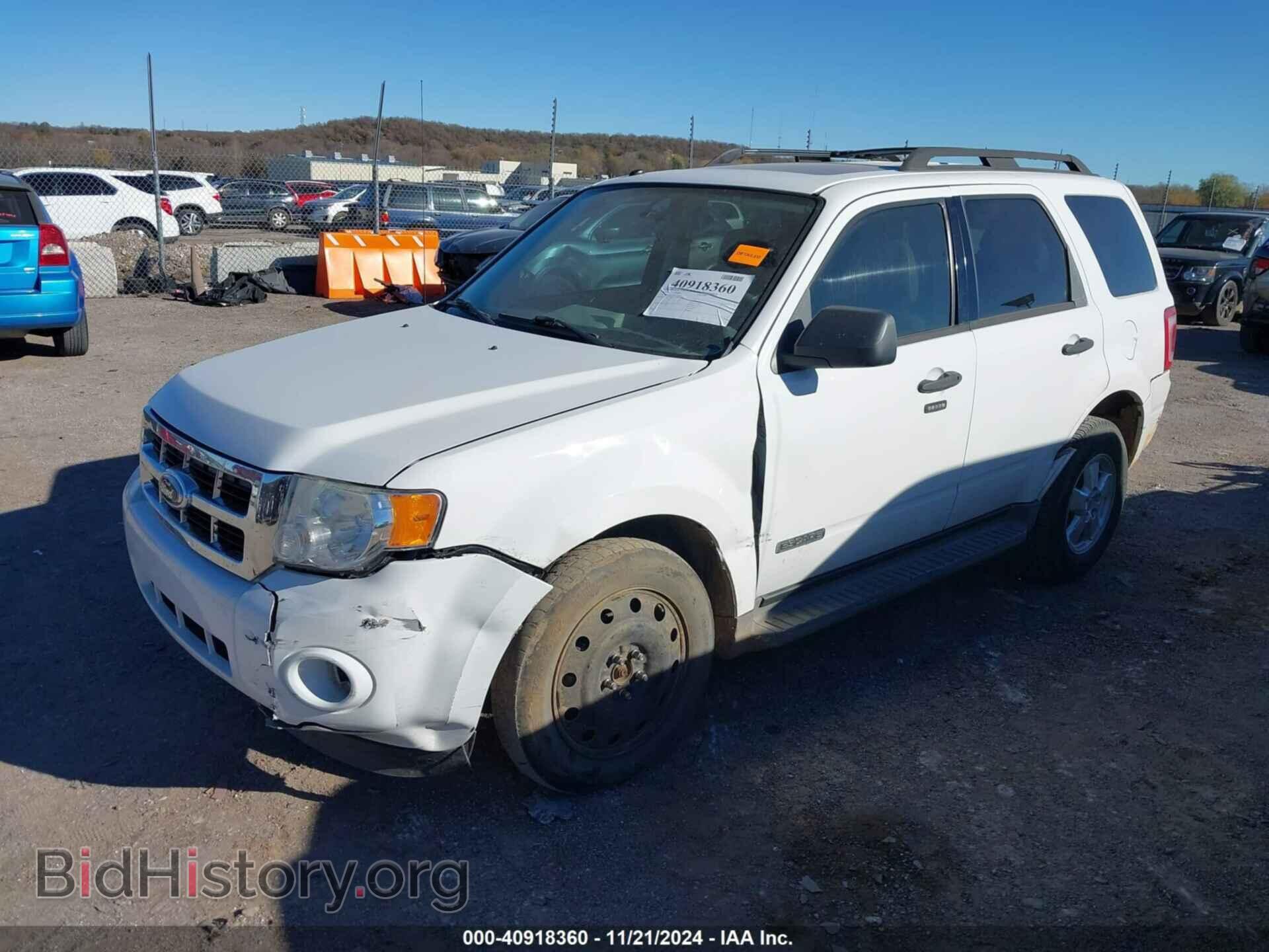 2008 FORD ESCAPE - VIN: 1FMCU03Z58KD91699 - Фото 2
