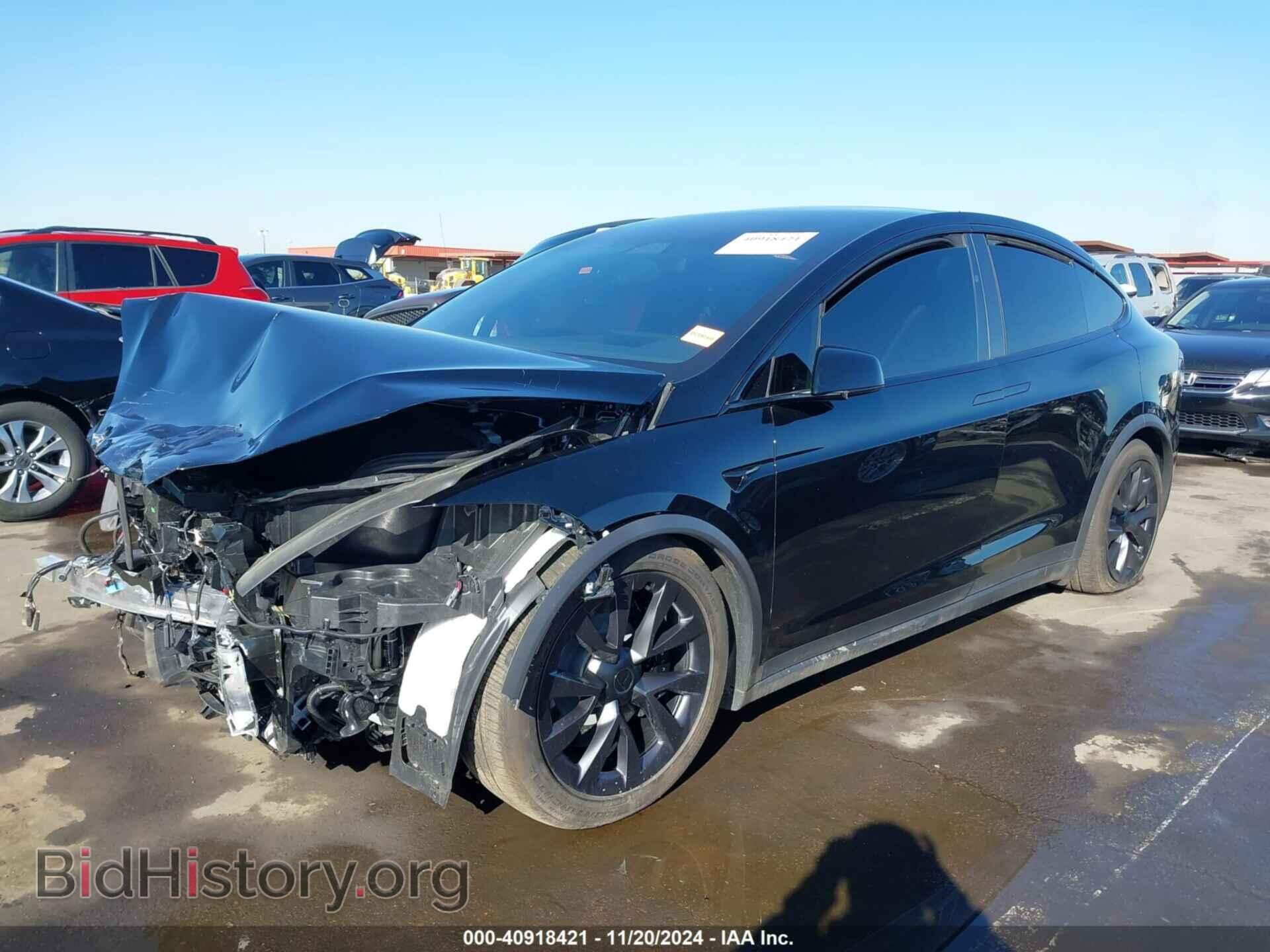 2022 TESLA MODEL X - VIN: 7SAXCBE69NF349507 - Фото 2