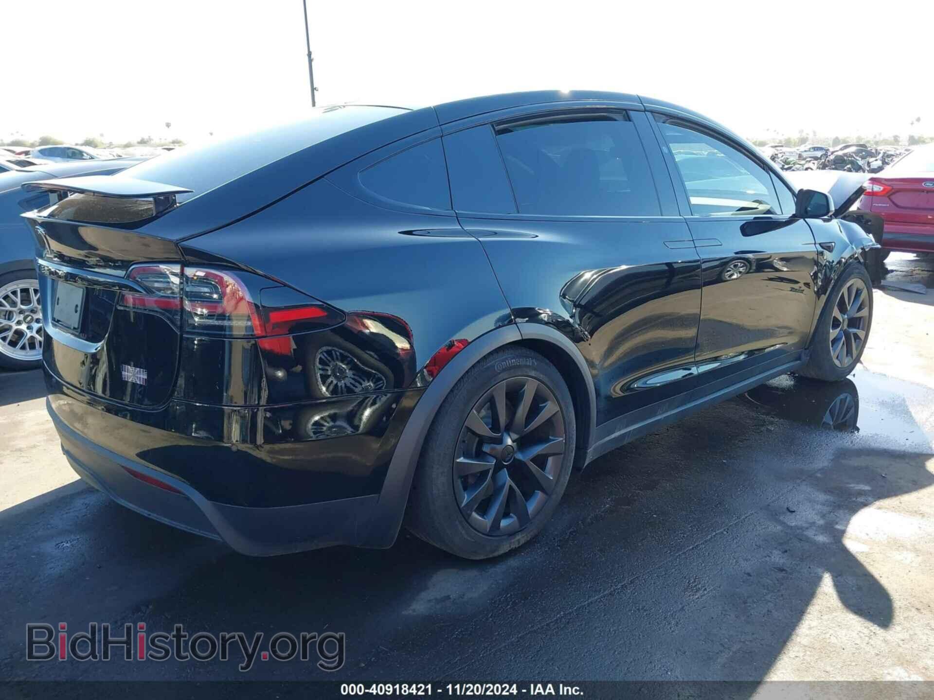 2022 TESLA MODEL X - VIN: 7SAXCBE69NF349507 - Фото 4