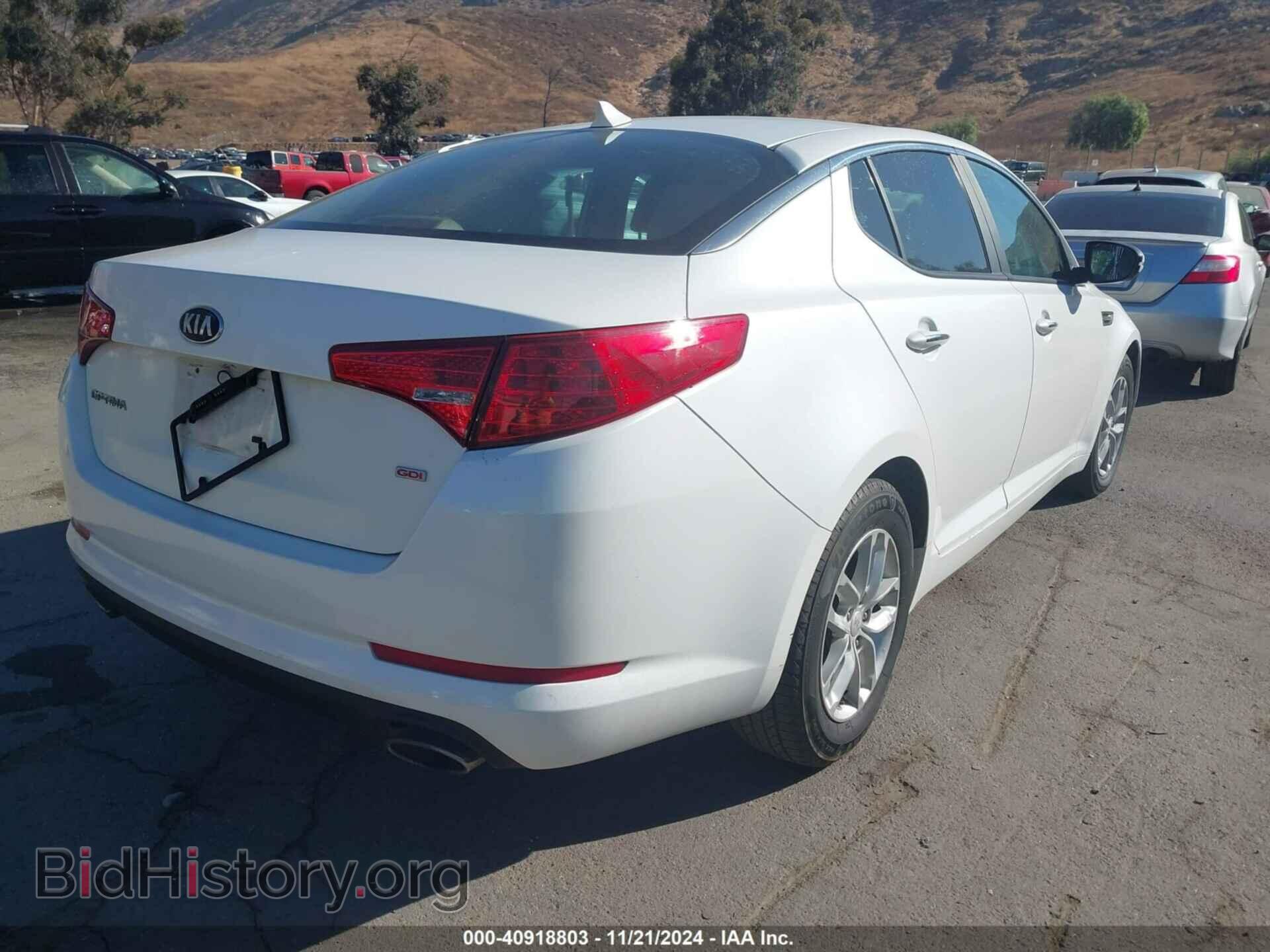 2013 KIA OPTIMA - VIN: KNAGM4A76D5325425 - Фото 4