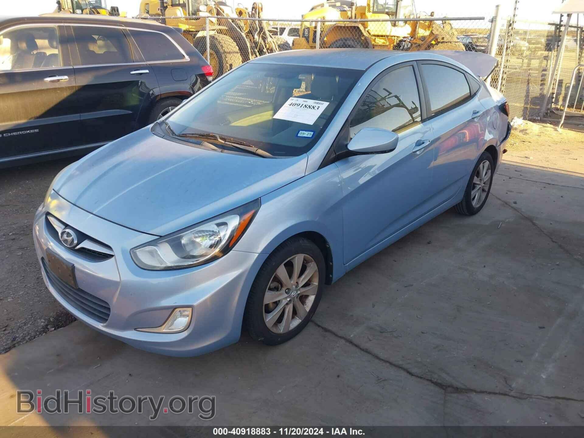 2012 HYUNDAI ACCENT - VIN: KMHCU4AE9CU145680 - Фото 2