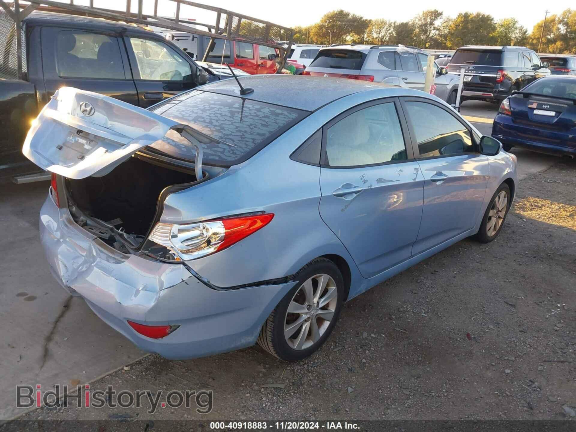 2012 HYUNDAI ACCENT - VIN: KMHCU4AE9CU145680 - Фото 4