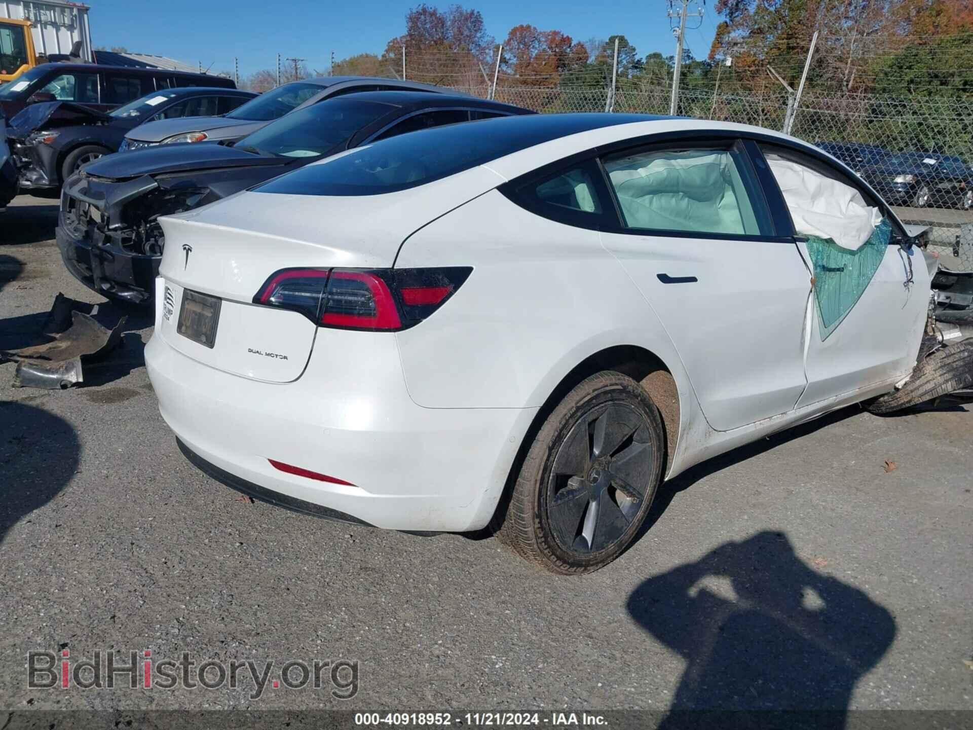 2022 TESLA MODEL 3 - VIN: 5YJ3E1EB7NF334002 - Фото 4
